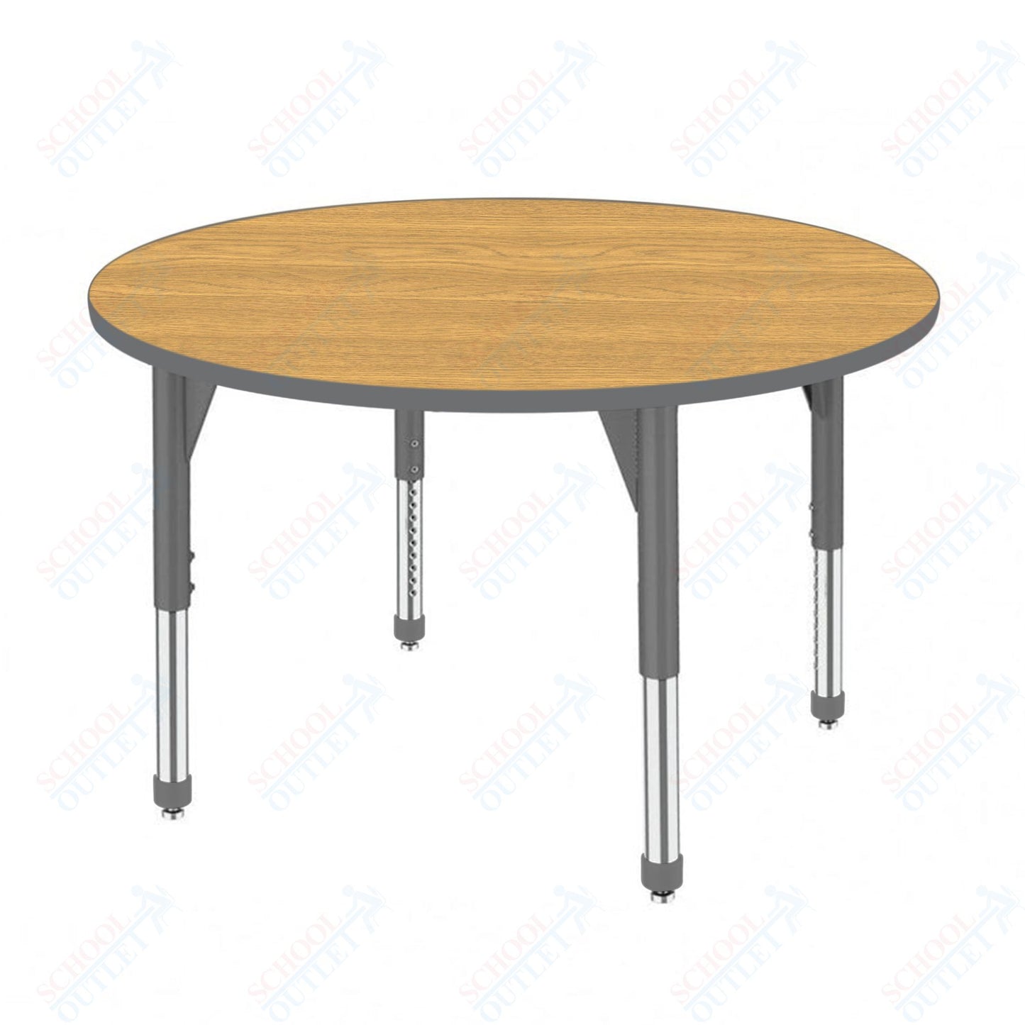 Marco Premier Series 42" Round Stand-Up Table Adjustable Height 32"-42" (43-2245-MA)