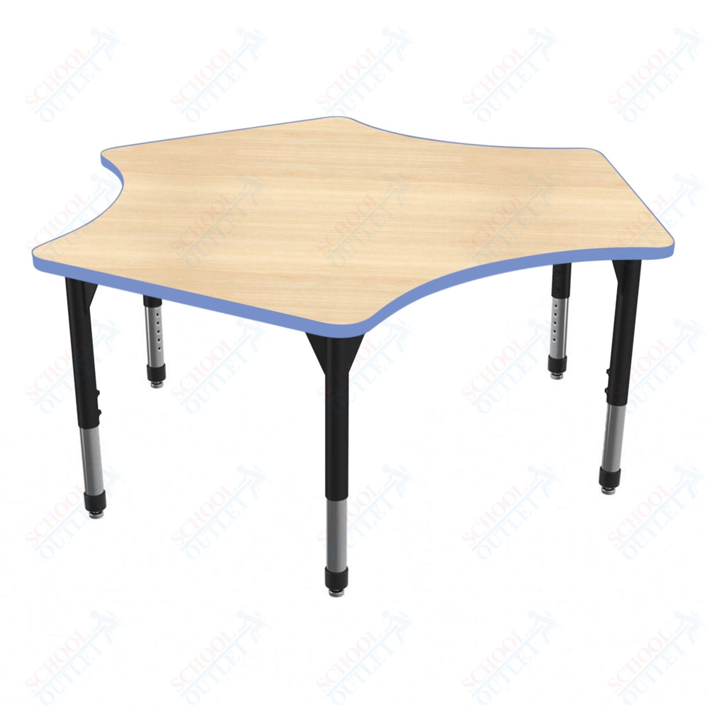 Marco Premier Series Delta Activity Table 60" x 60" Adjustable Height 21"-31" (43-2251-MB)