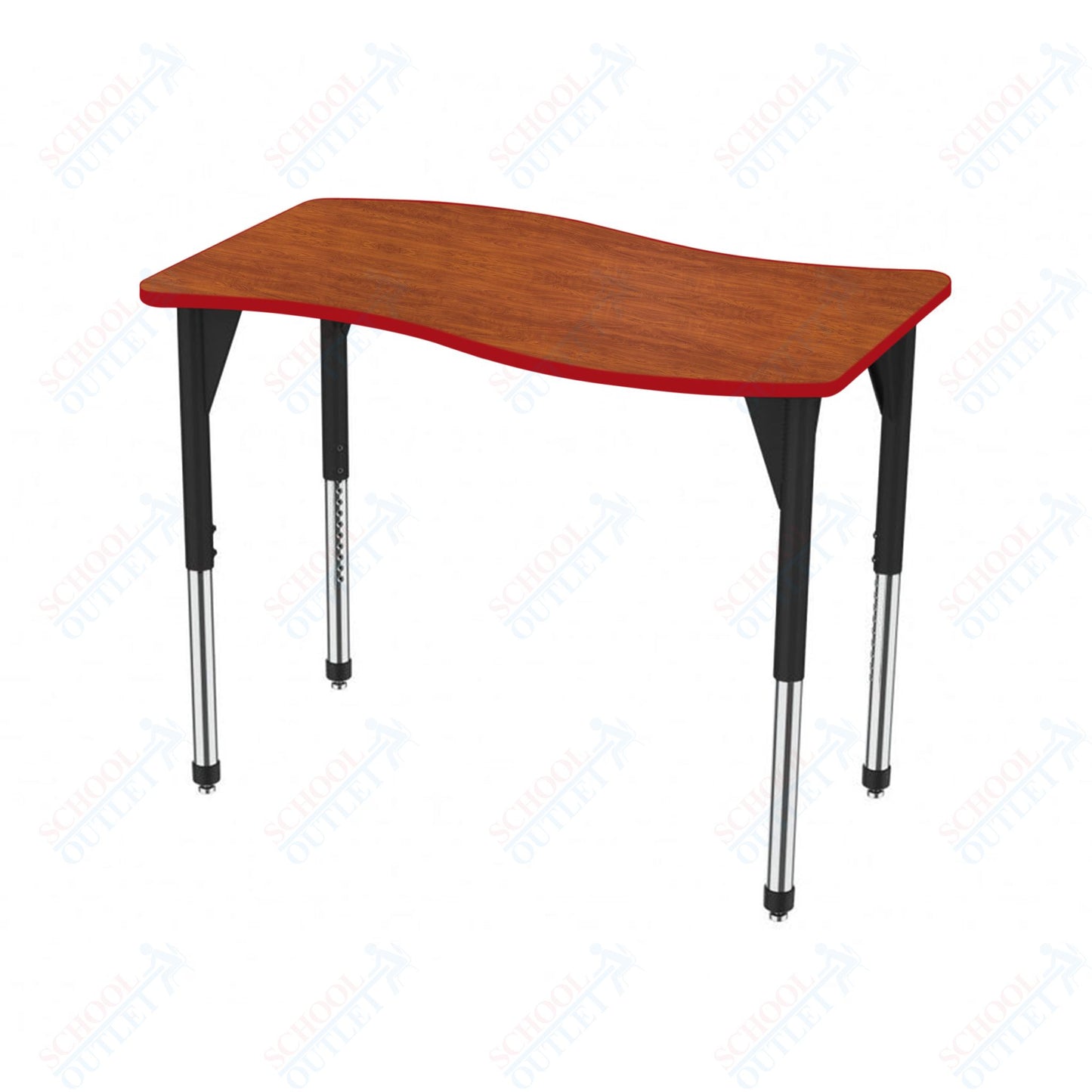 Marco Premier Series Wave Stand-Up Table 30" x 60" Adjustable Height 32"-42" (43-2259-MA)