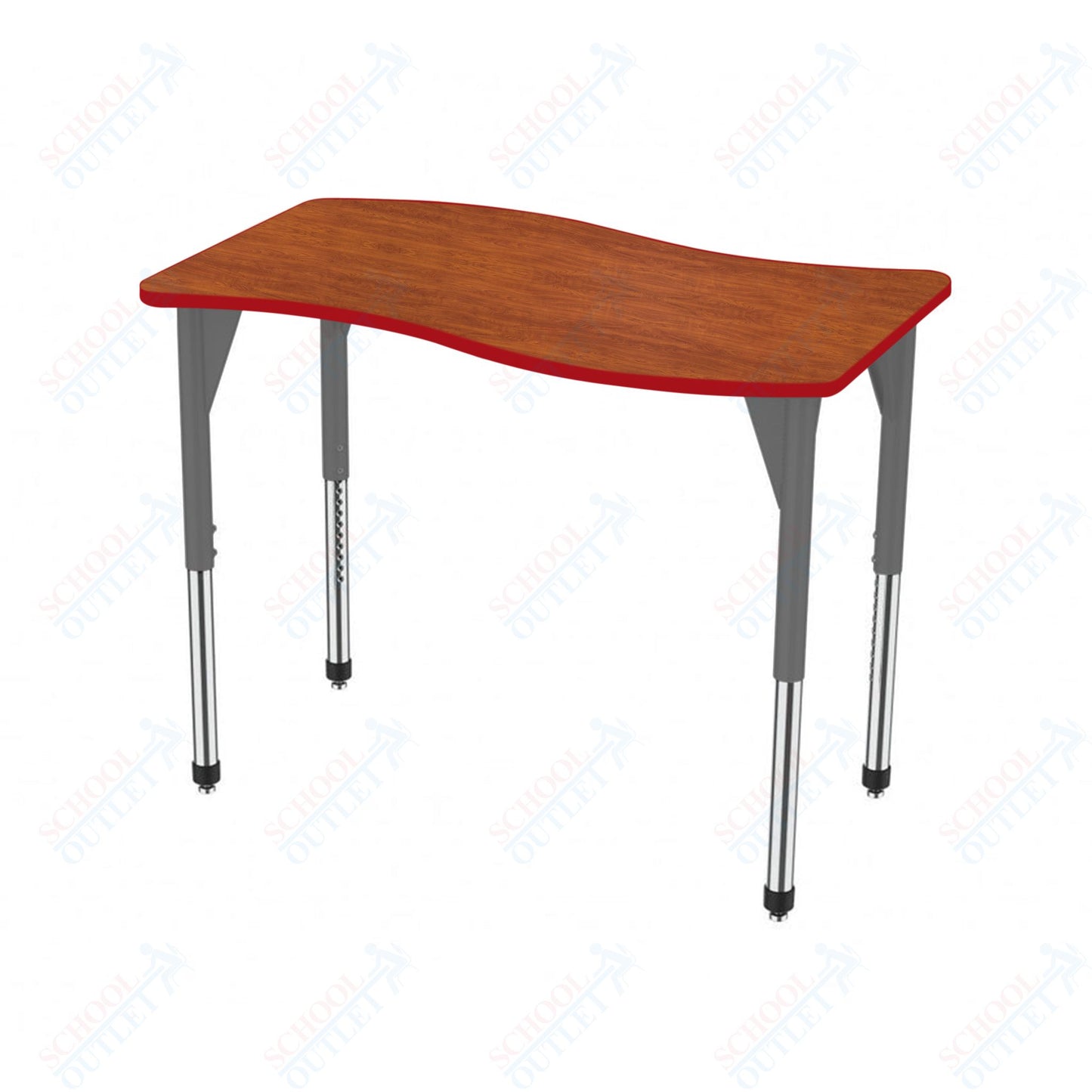 Marco Premier Series Wave Stand-Up Table 30" x 60" Adjustable Height 32"-42" (43-2259-MA)