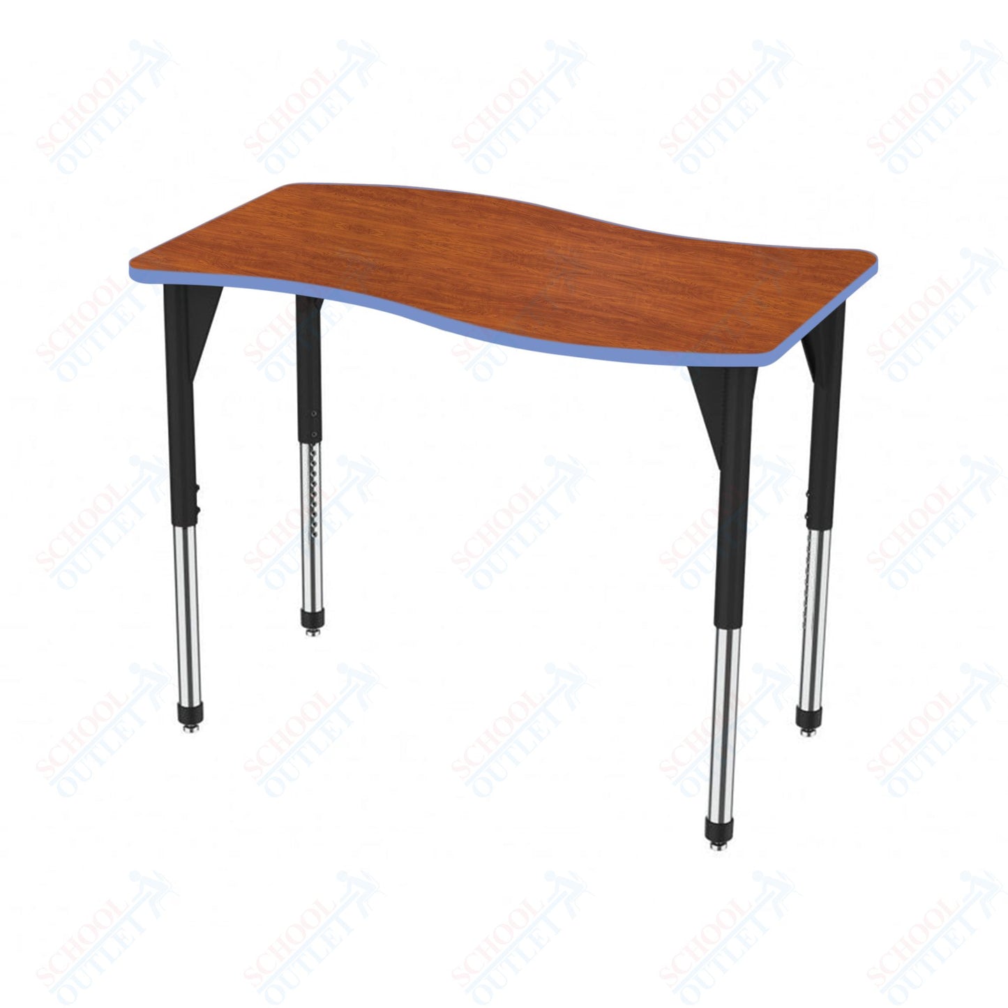Marco Premier Series Wave Stand-Up Table 30" x 60" Adjustable Height 32"-42" (43-2259-MA)