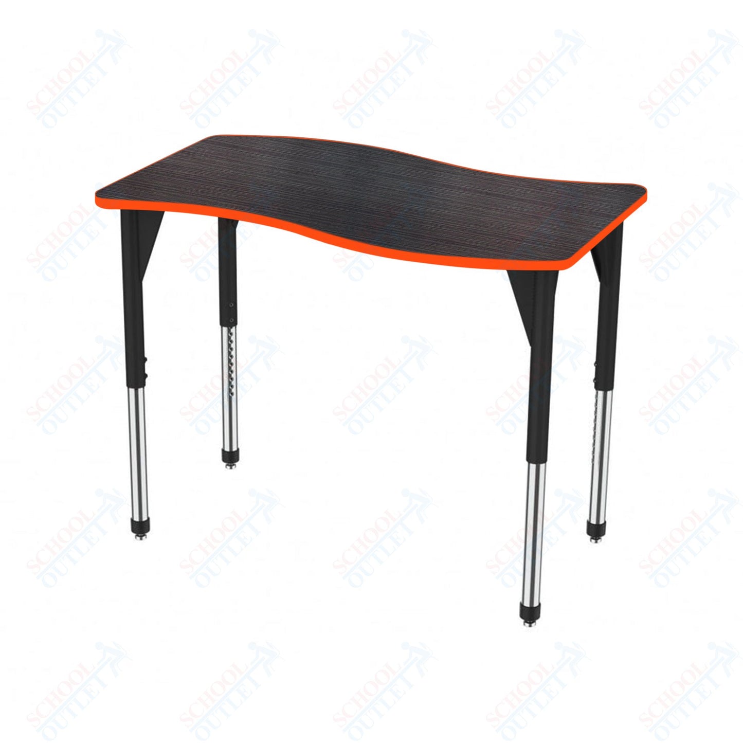 Marco Premier Series Wave Stand-Up Table 30" x 60" Adjustable Height 32"-42" (43-2259-MA)