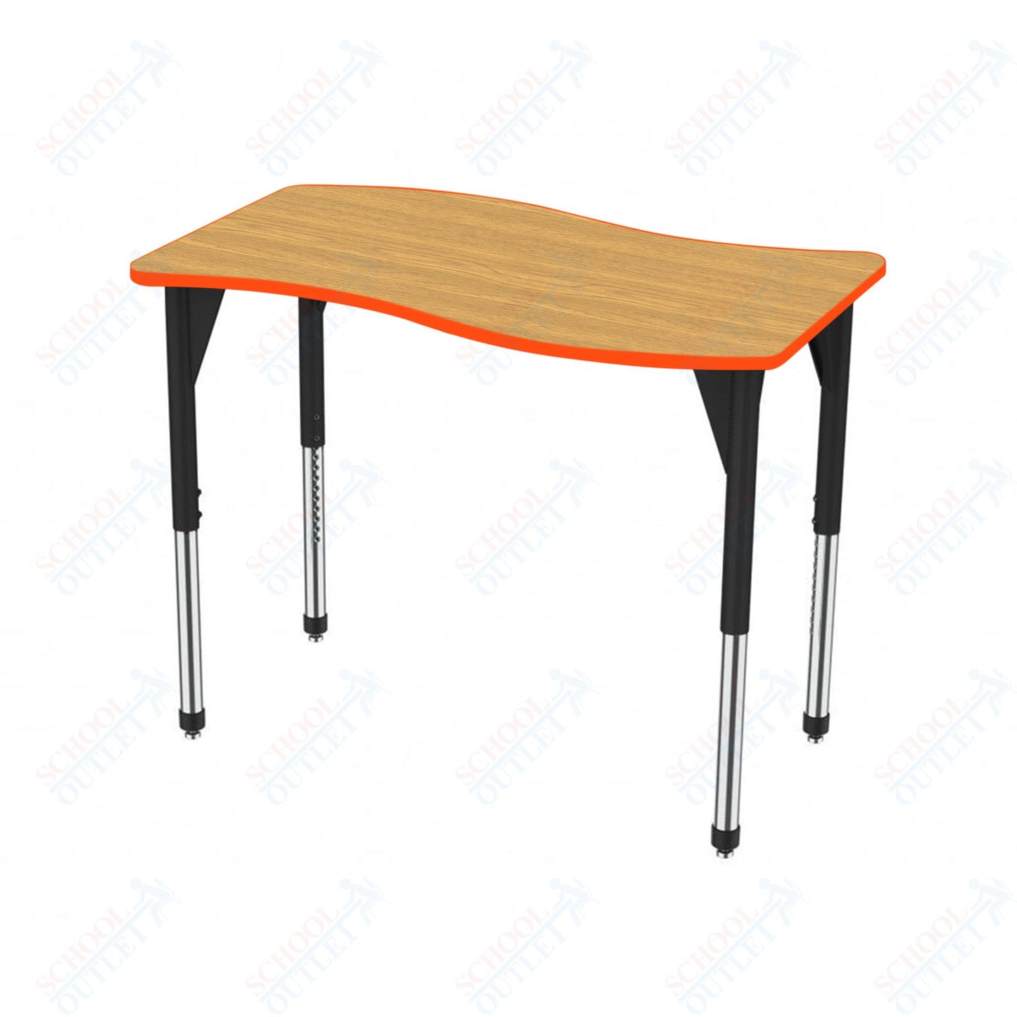 Marco Premier Series Wave Stand-Up Table 30" x 60" Adjustable Height 32"-42" (43-2259-MA)