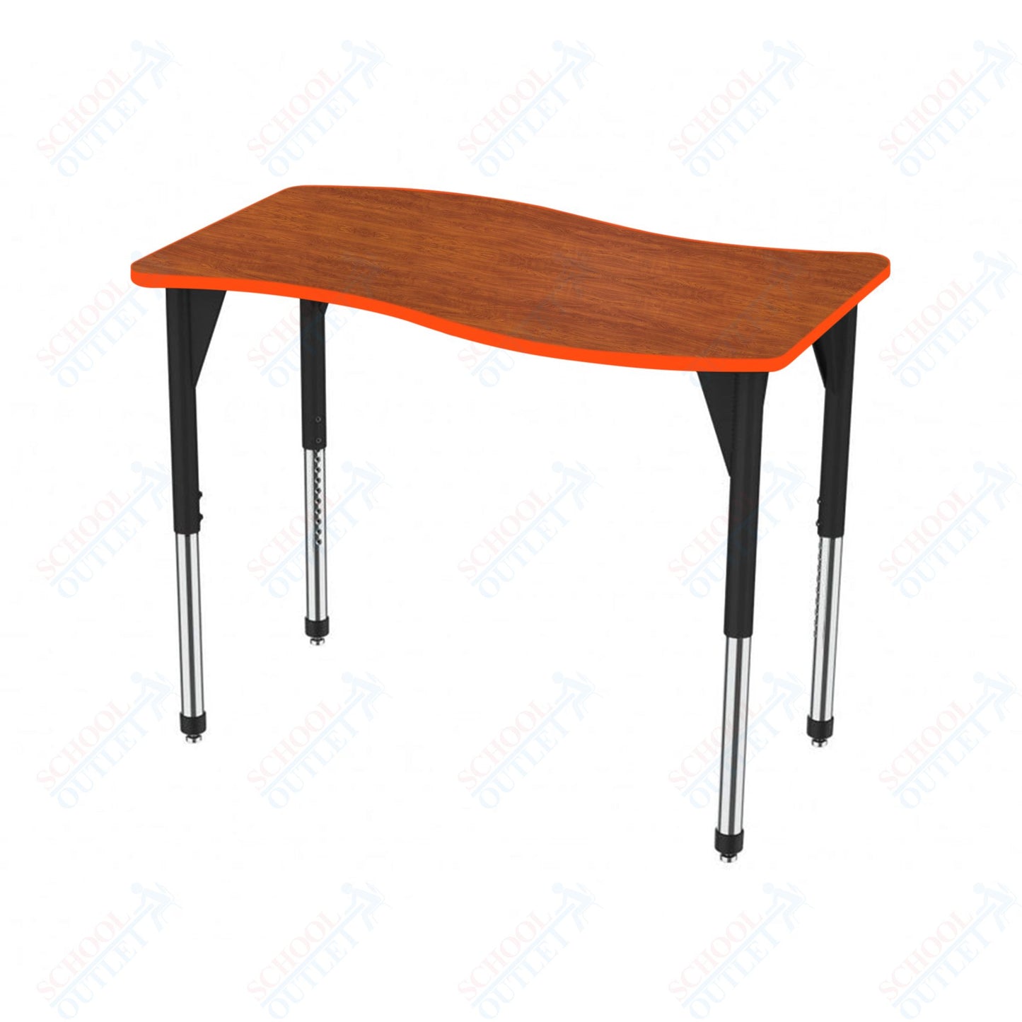 Marco Premier Series Wave Stand-Up Table 30" x 60" Adjustable Height 32"-42" (43-2259-MA)