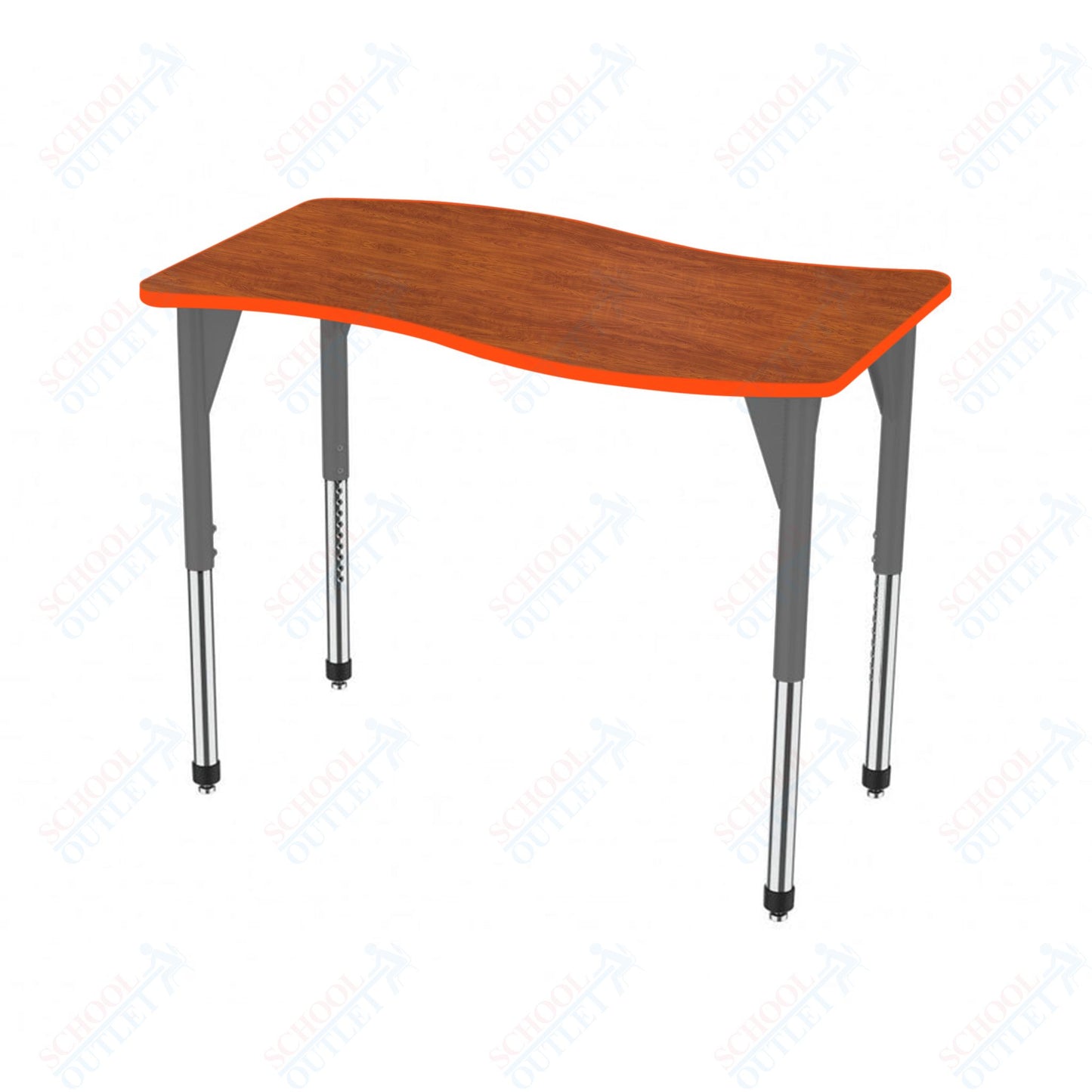 Marco Premier Series Wave Stand-Up Table 30" x 60" Adjustable Height 32"-42" (43-2259-MA)