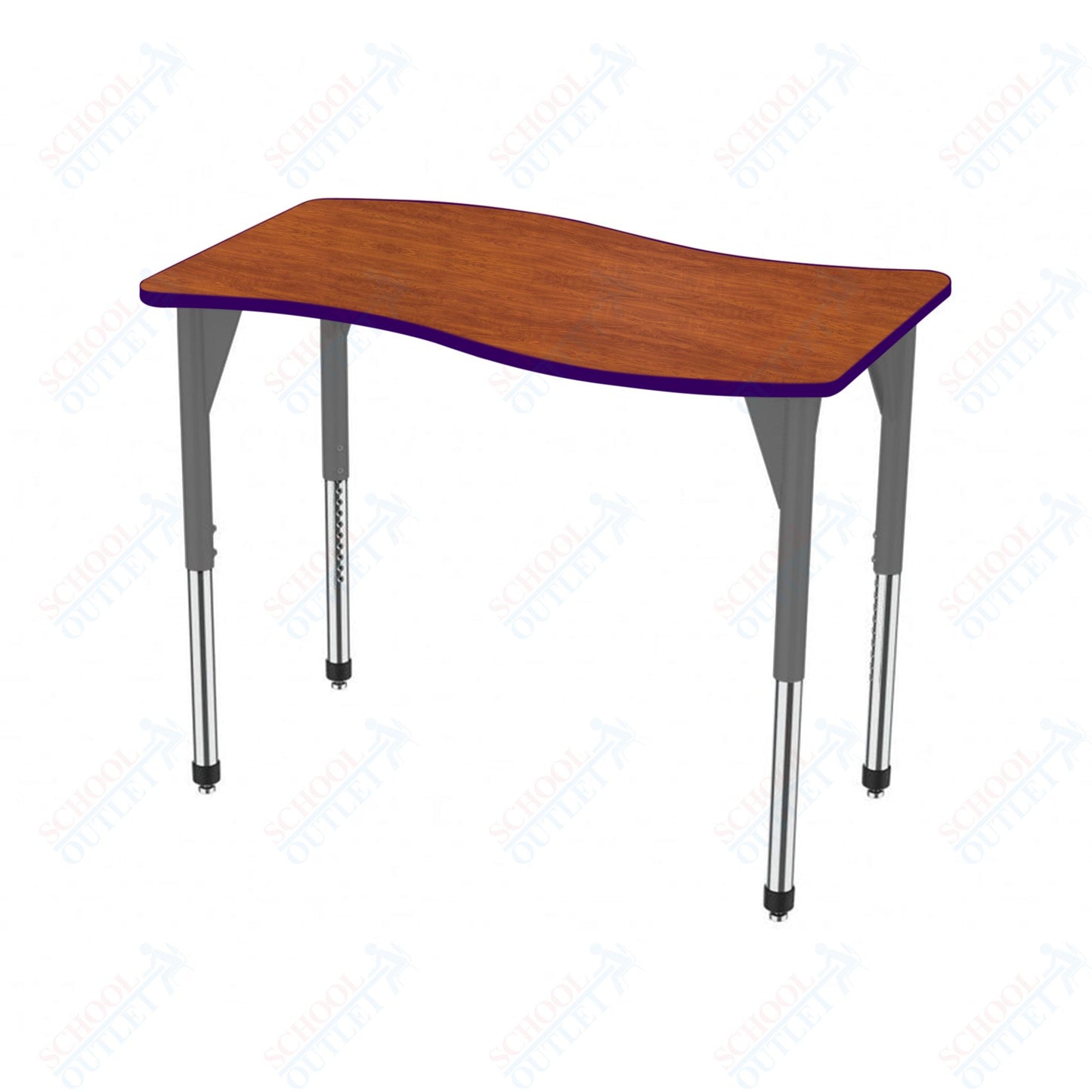 Marco Premier Series Wave Stand-Up Table 30" x 60" Adjustable Height 32"-42" (43-2259-MA)