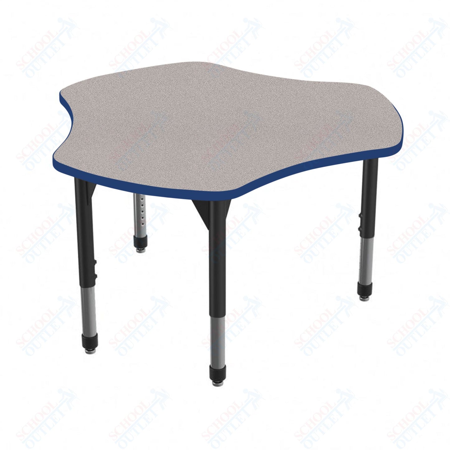 Marco Premier Series 48" Triad Stand-Up Table Adjustable Height 32"-42" (43-2264-MA)