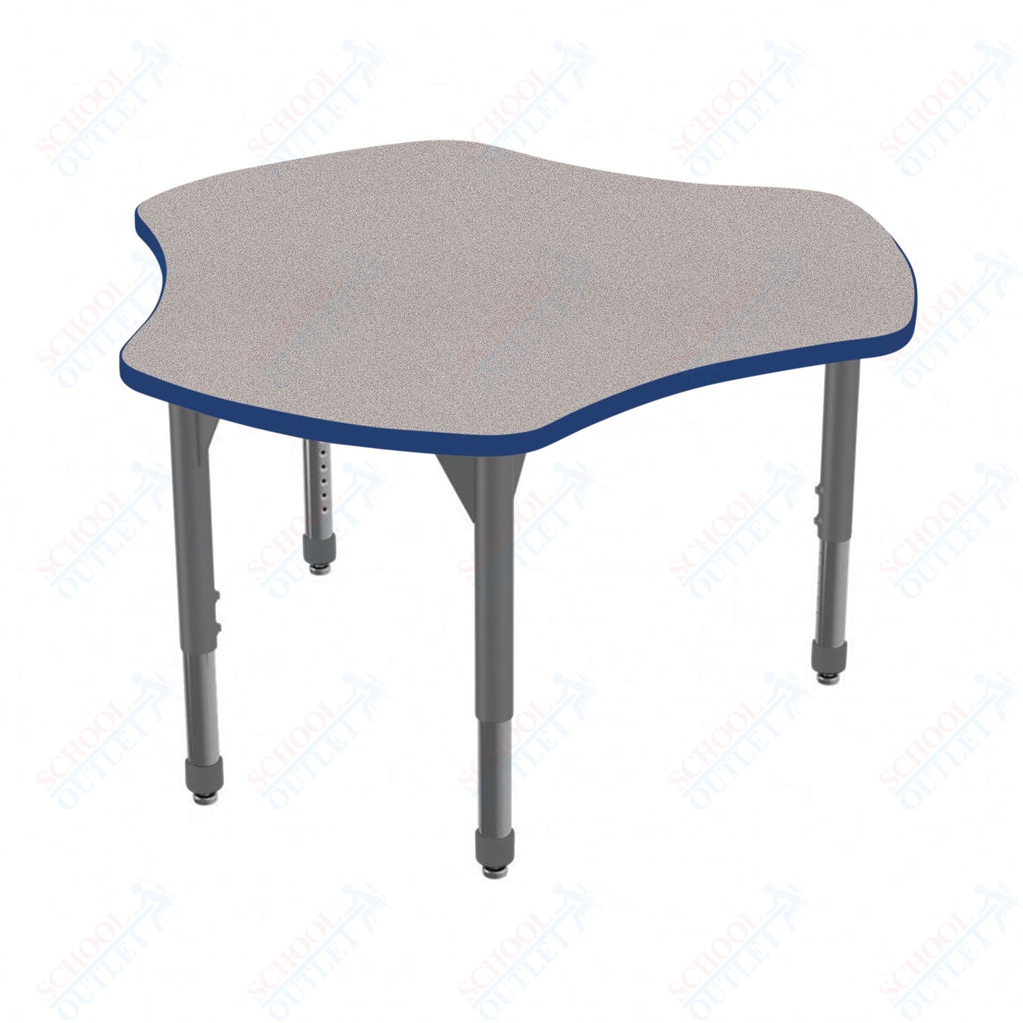 Marco Premier Series 48" Triad Stand-Up Table Adjustable Height 32"-42" (43-2264-MA)