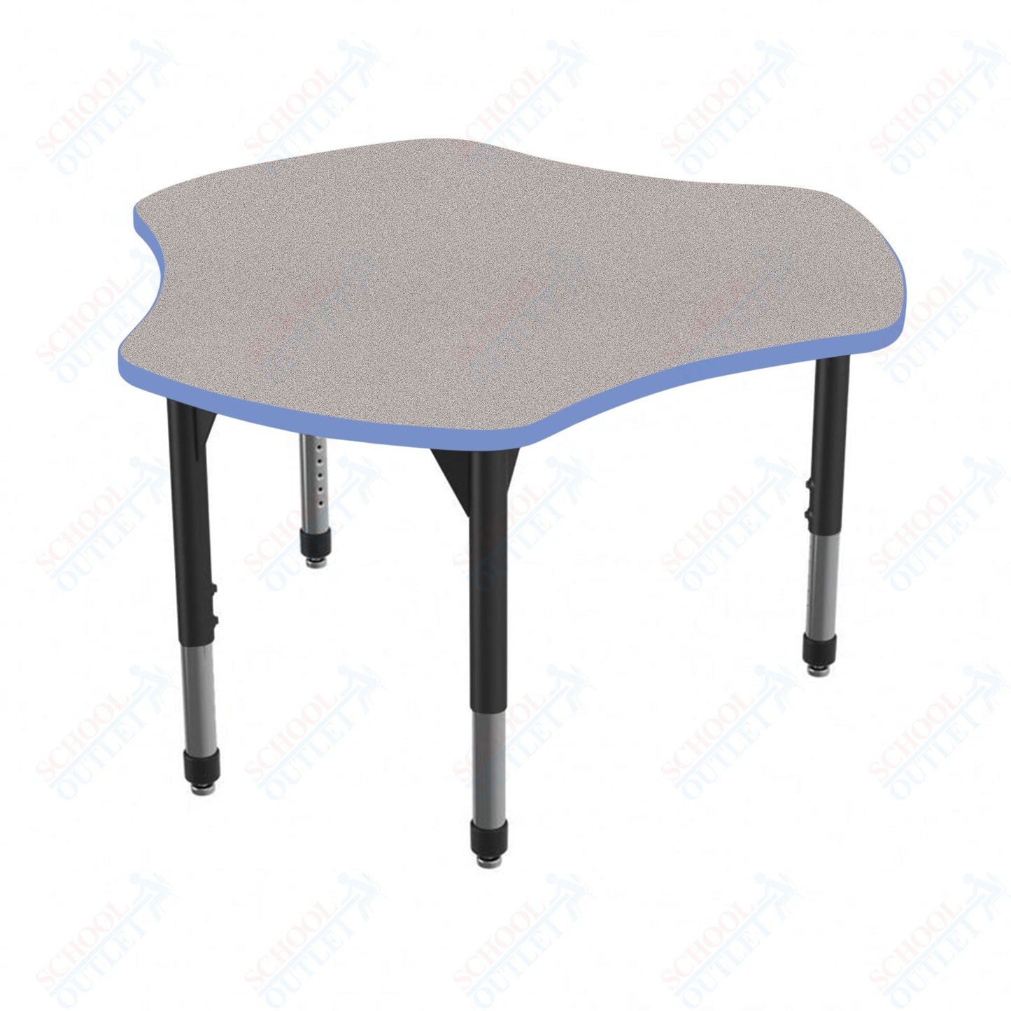 Marco Premier Series 48" Triad Stand-Up Table Adjustable Height 32"-42" (43-2264-MA)
