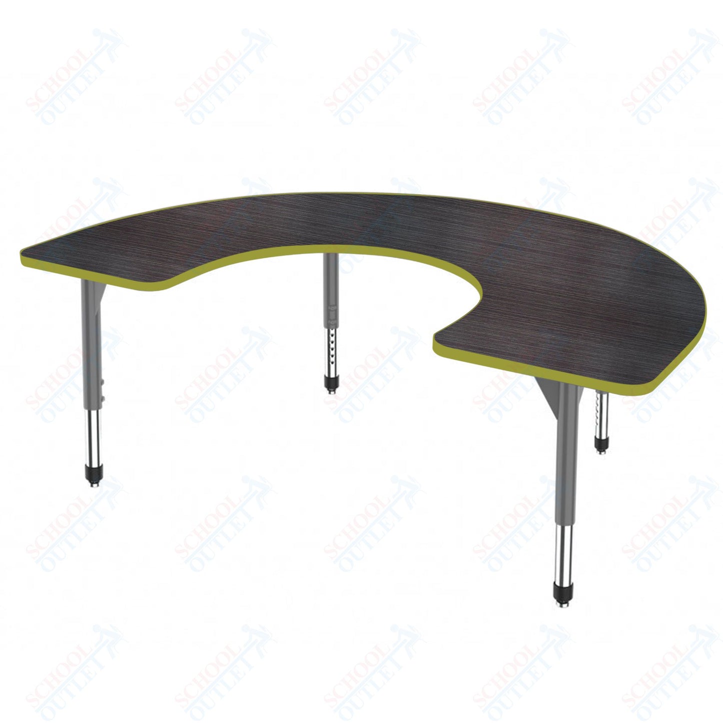 Marco Premier Series Horseshoe Stand-Up Table 60" x 66" Adjustable Height 32"-42" (43-2270-MA)