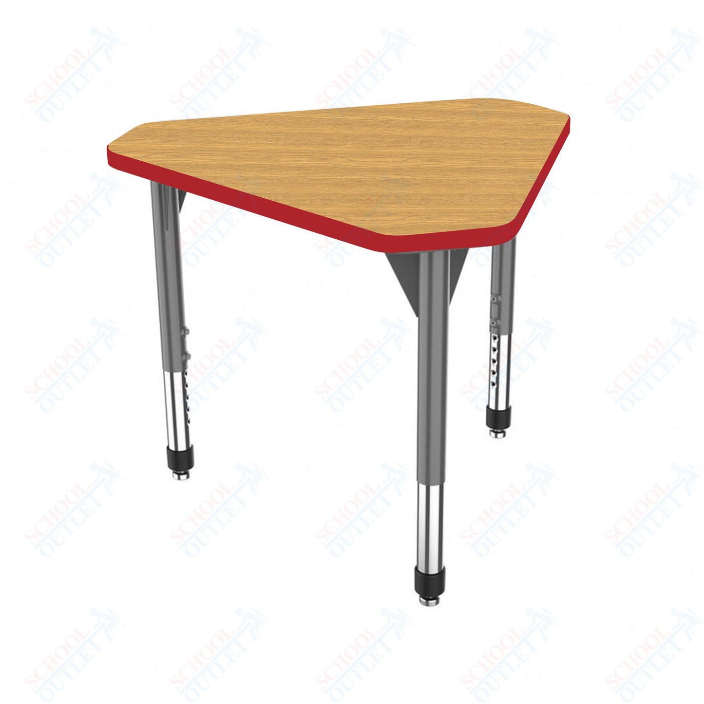 Marco Premier Series Gem Collaborative Desk 29.75" x 33.5" Adjustable Height 21"-31" (43-2271-MB)