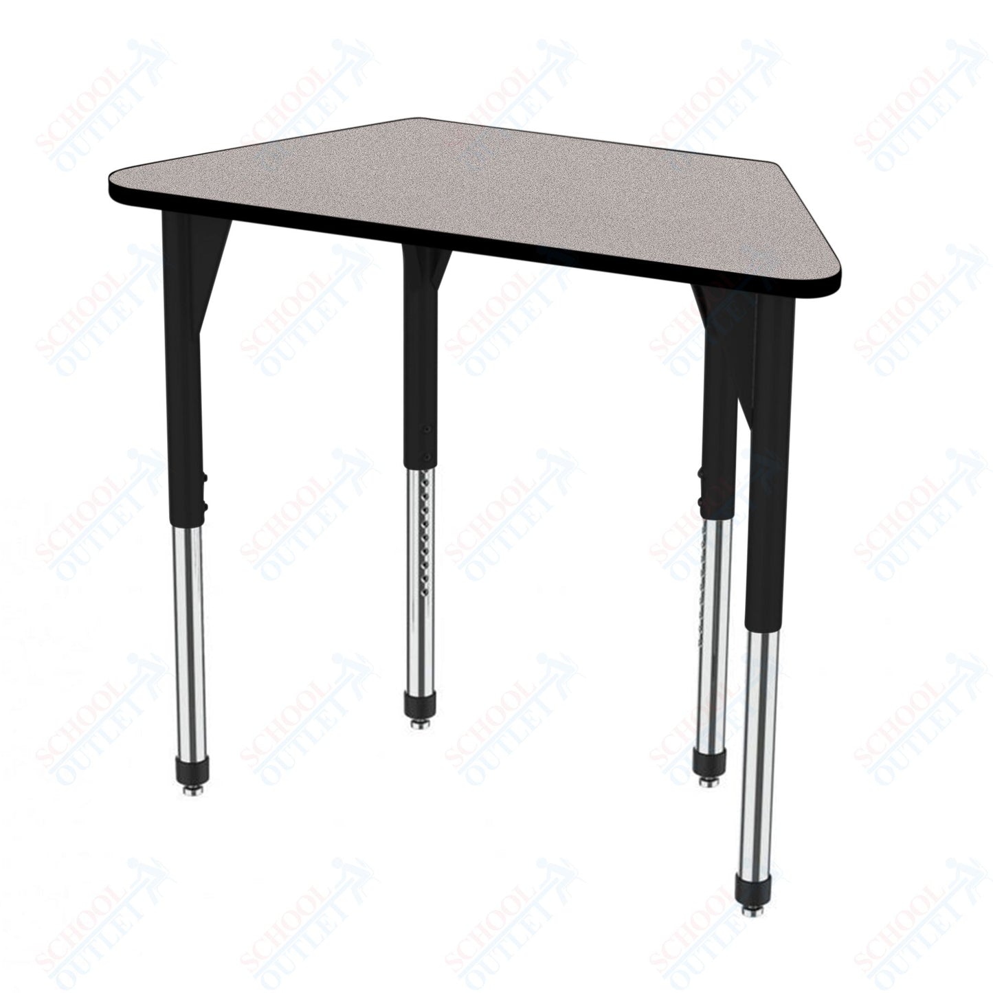 Marco Premier Series Trapezoid Activity Table 24" x 48" Adjustable Height 21"-31" (43-2276-MB)