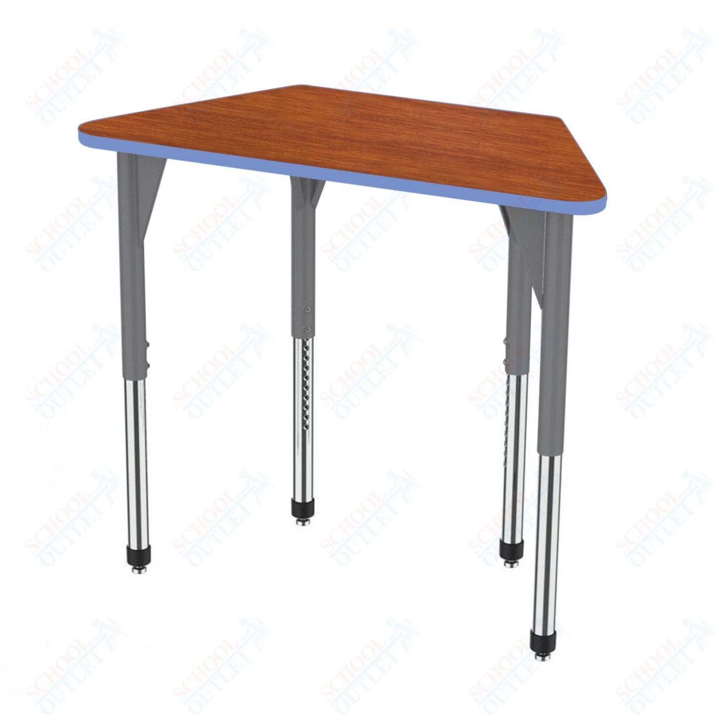 Marco Premier Series Trapezoid Activity Table 24" x 48" Adjustable Height 21"-31" (43-2276-MB)