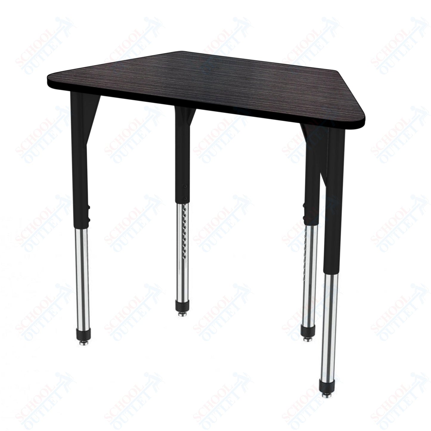 Marco Premier Series Trapezoid Activity Table 24" x 48" Adjustable Height 21"-31" (43-2276-MB)