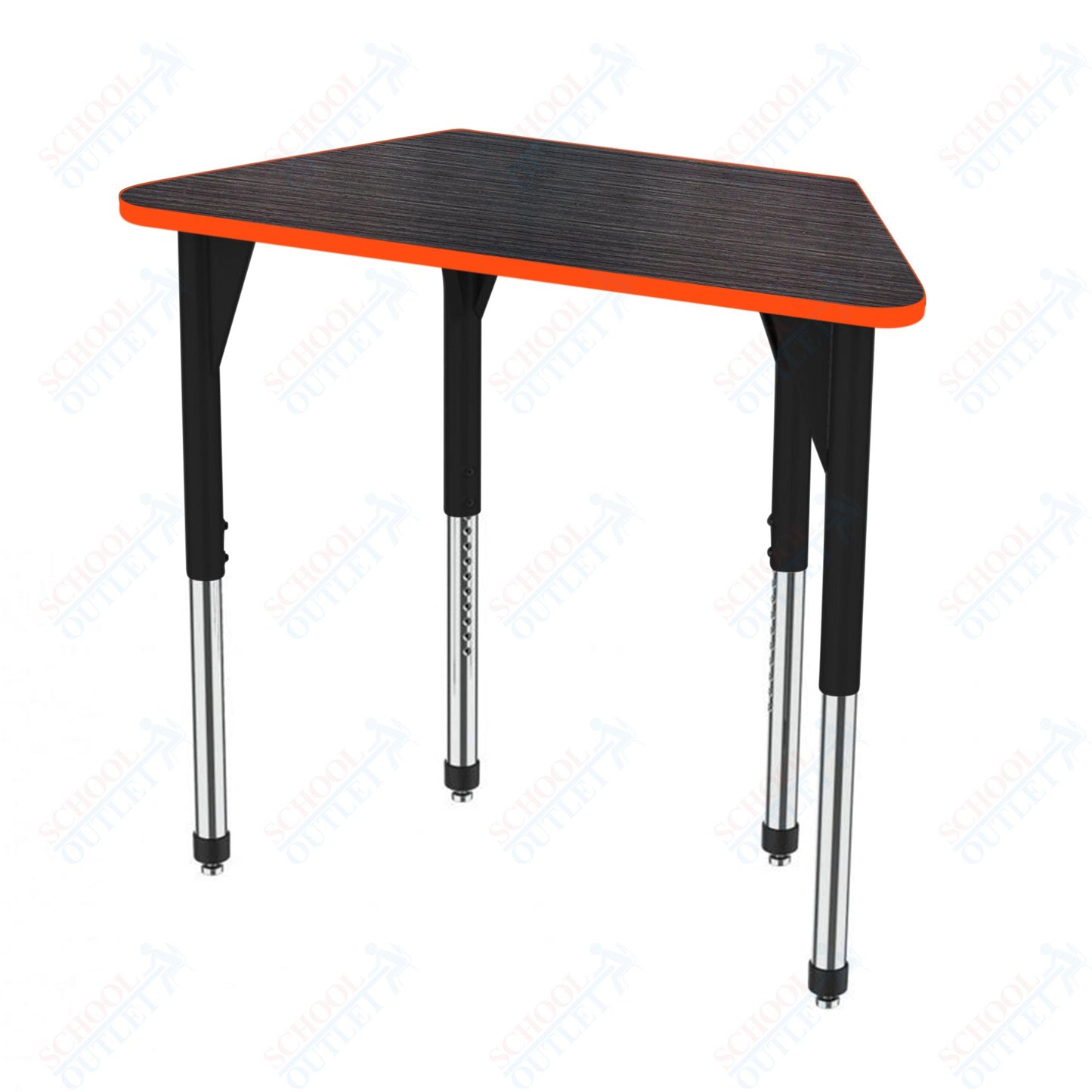 Marco Premier Series Trapezoid Activity Table 24" x 48" Adjustable Height 21"-31" (43-2276-MB)