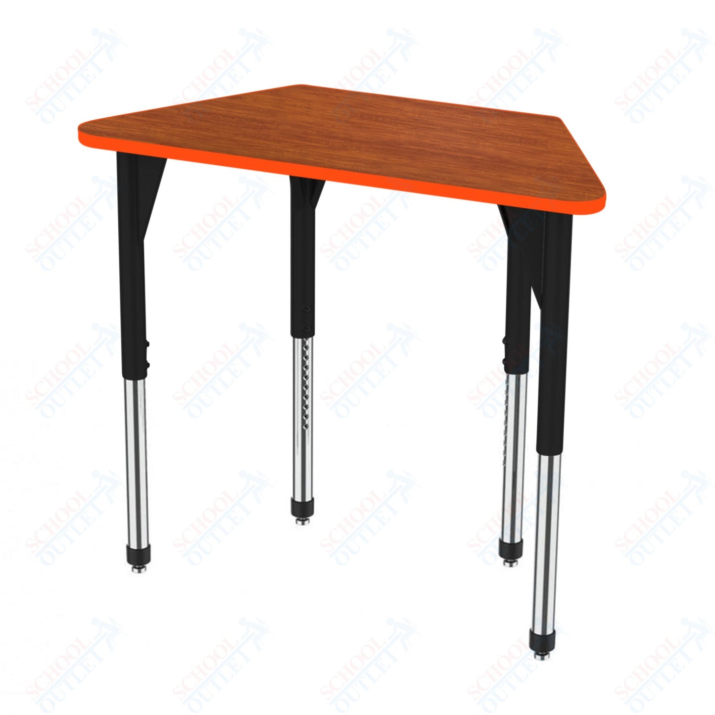 Marco Premier Series Trapezoid Activity Table 24" x 48" Adjustable Height 21"-31" (43-2276-MB)