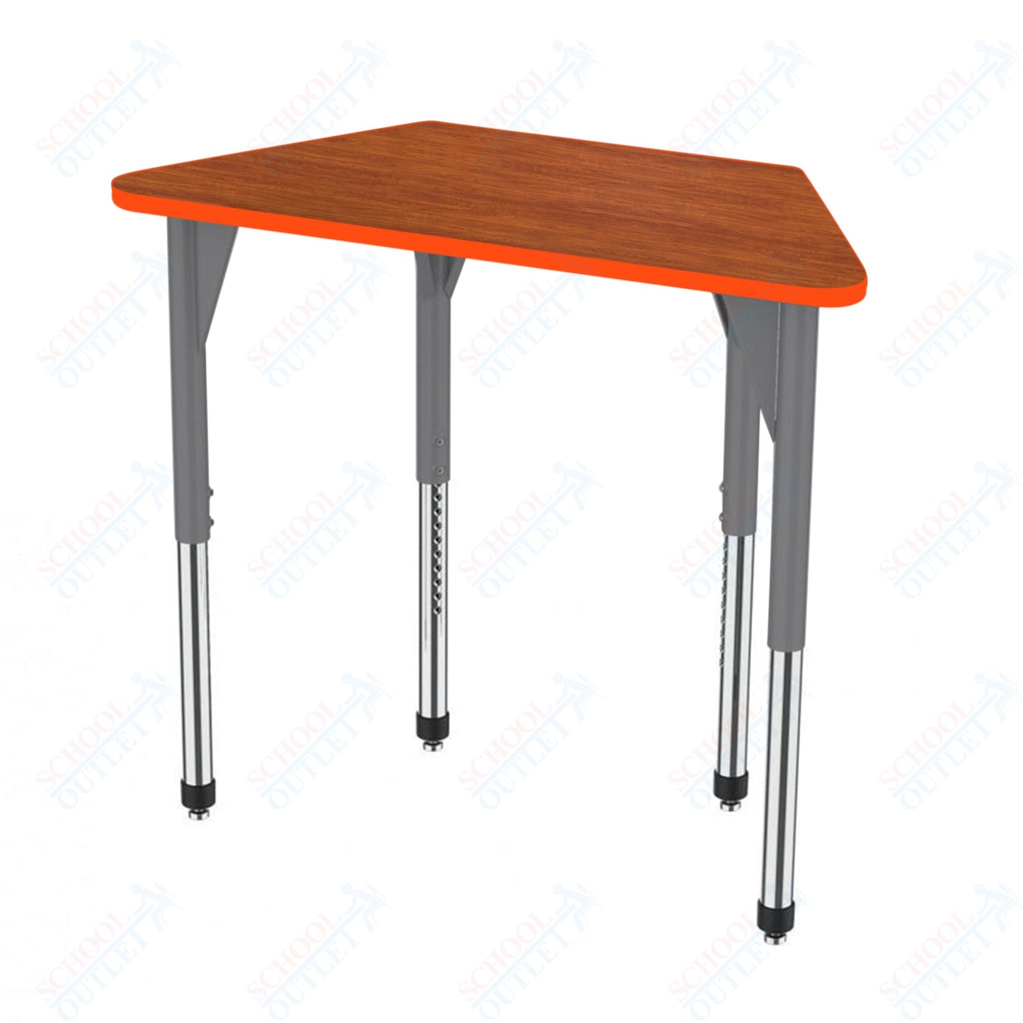 Marco Premier Series Trapezoid Activity Table 24" x 48" Adjustable Height 21"-31" (43-2276-MB)
