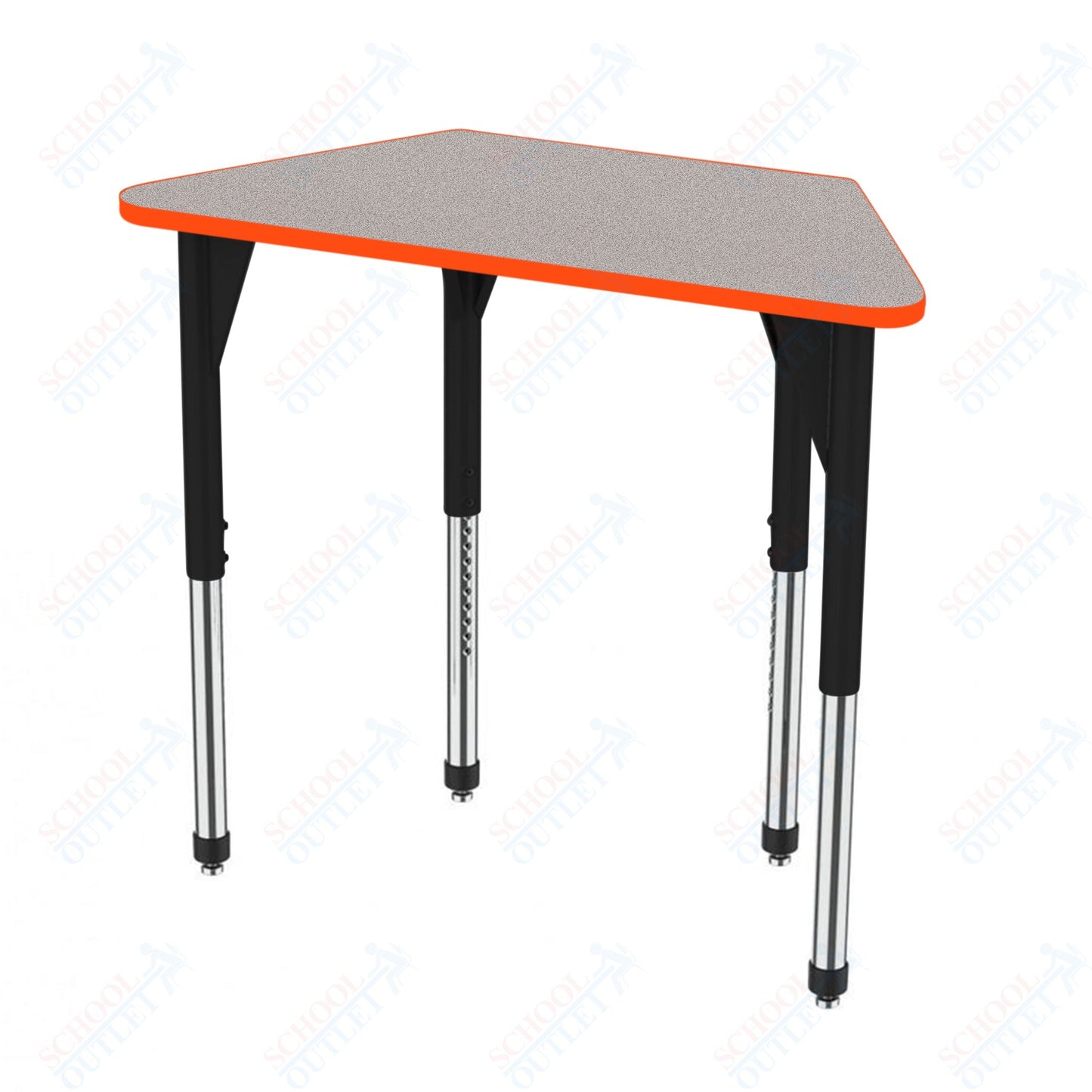 Marco Premier Series Trapezoid Activity Table 24" x 48" Adjustable Height 21"-31" (43-2276-MB)