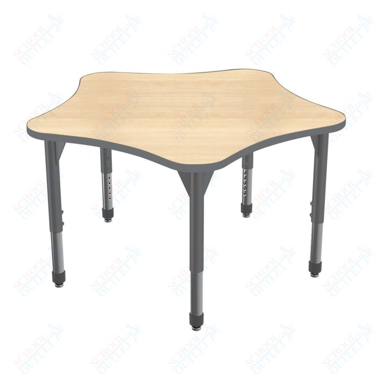 Marco Premier Series 48" 5-Star Stand-Up Table Adjustable Height 32"-42" (43-2280-MA)