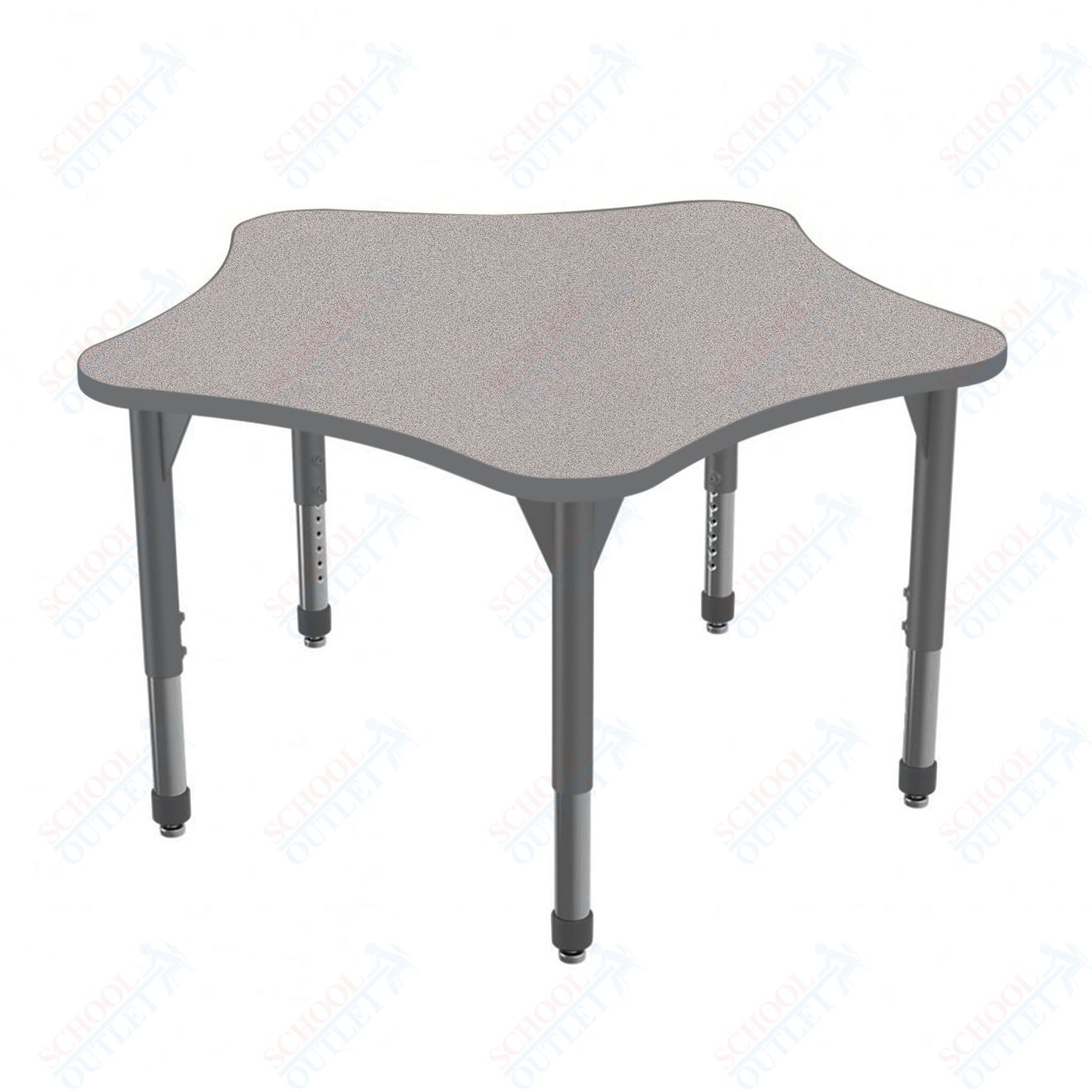 Marco Premier Series 48" 5-Star Stand-Up Table Adjustable Height 32"-42" (43-2280-MA)