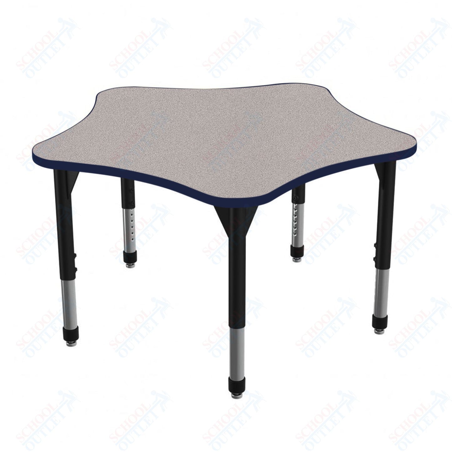 Marco Premier Series 48" 5-Star Stand-Up Table Adjustable Height 32"-42" (43-2280-MA)