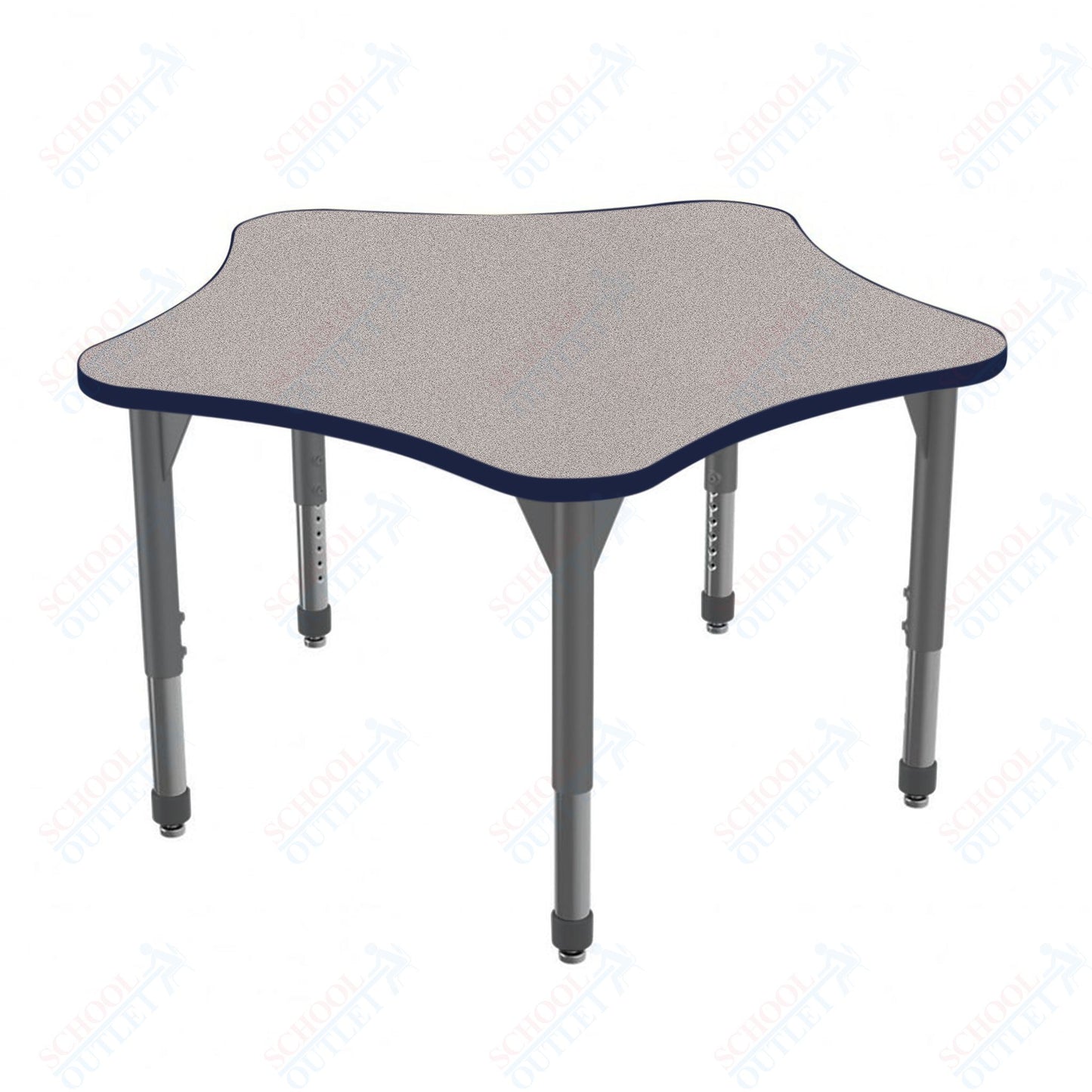 Marco Premier Series 48" 5-Star Stand-Up Table Adjustable Height 32"-42" (43-2280-MA)