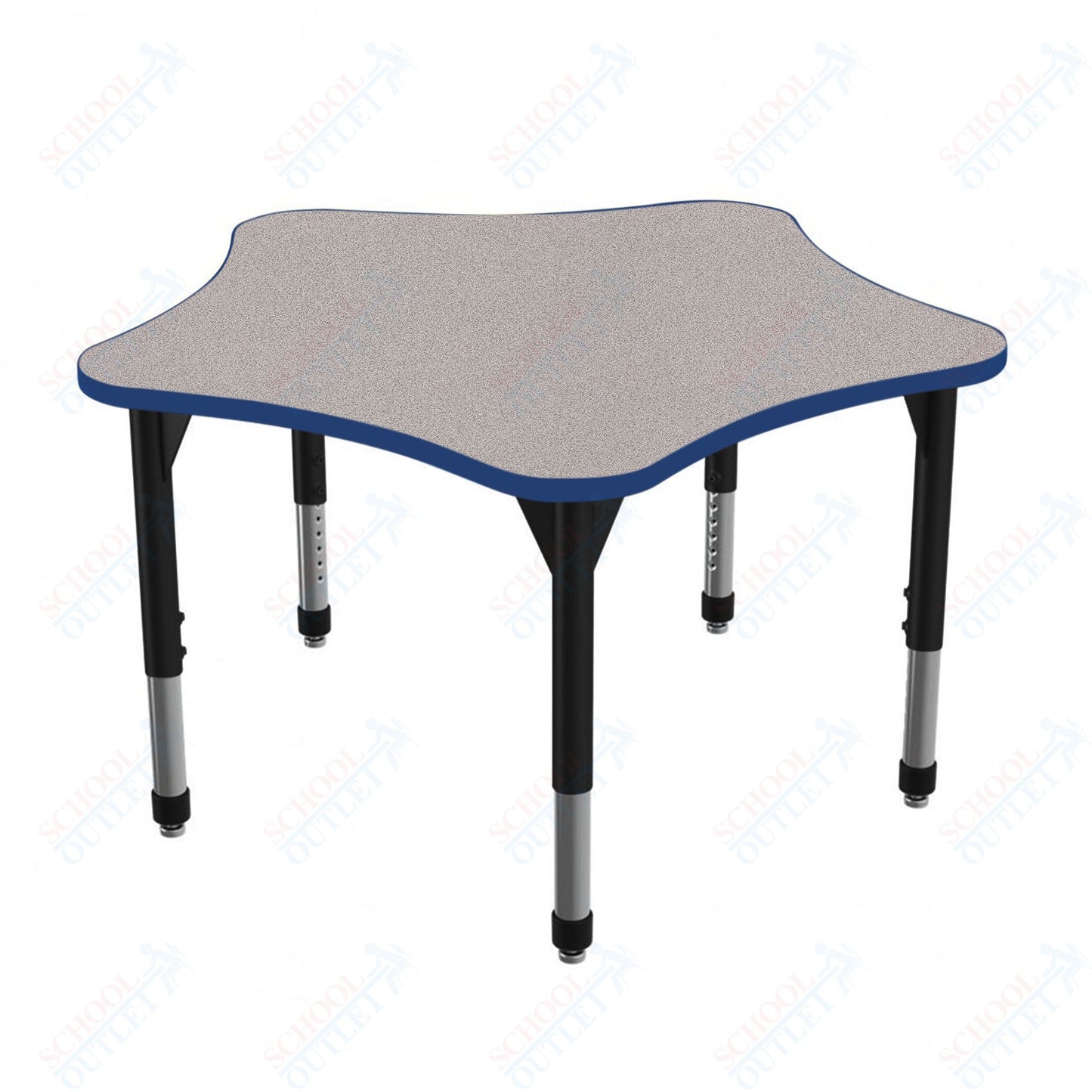 Marco Premier Series 48" 5-Star Stand-Up Table Adjustable Height 32"-42" (43-2280-MA)