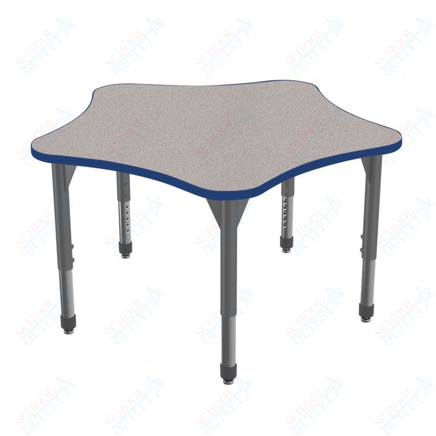 Marco Premier Series 48" 5-Star Stand-Up Table Adjustable Height 32"-42" (43-2280-MA)