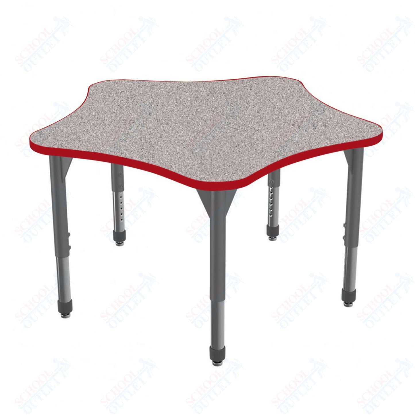 Marco Premier Series 48" 5-Star Stand-Up Table Adjustable Height 32"-42" (43-2280-MA)