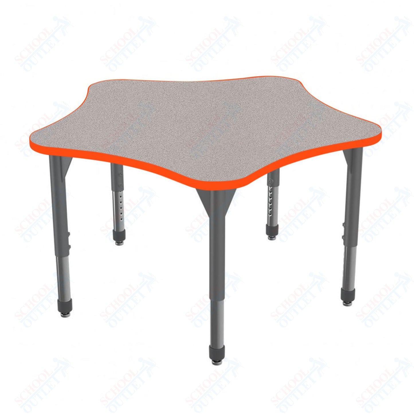 Marco Premier Series 48" 5-Star Stand-Up Table Adjustable Height 32"-42" (43-2280-MA)