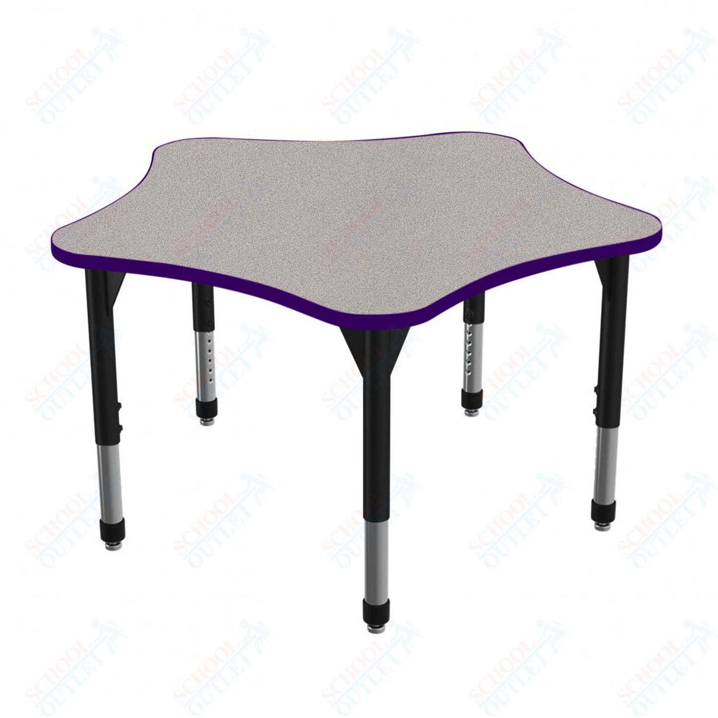 Marco Premier Series 48" 5-Star Stand-Up Table Adjustable Height 32"-42" (43-2280-MA)