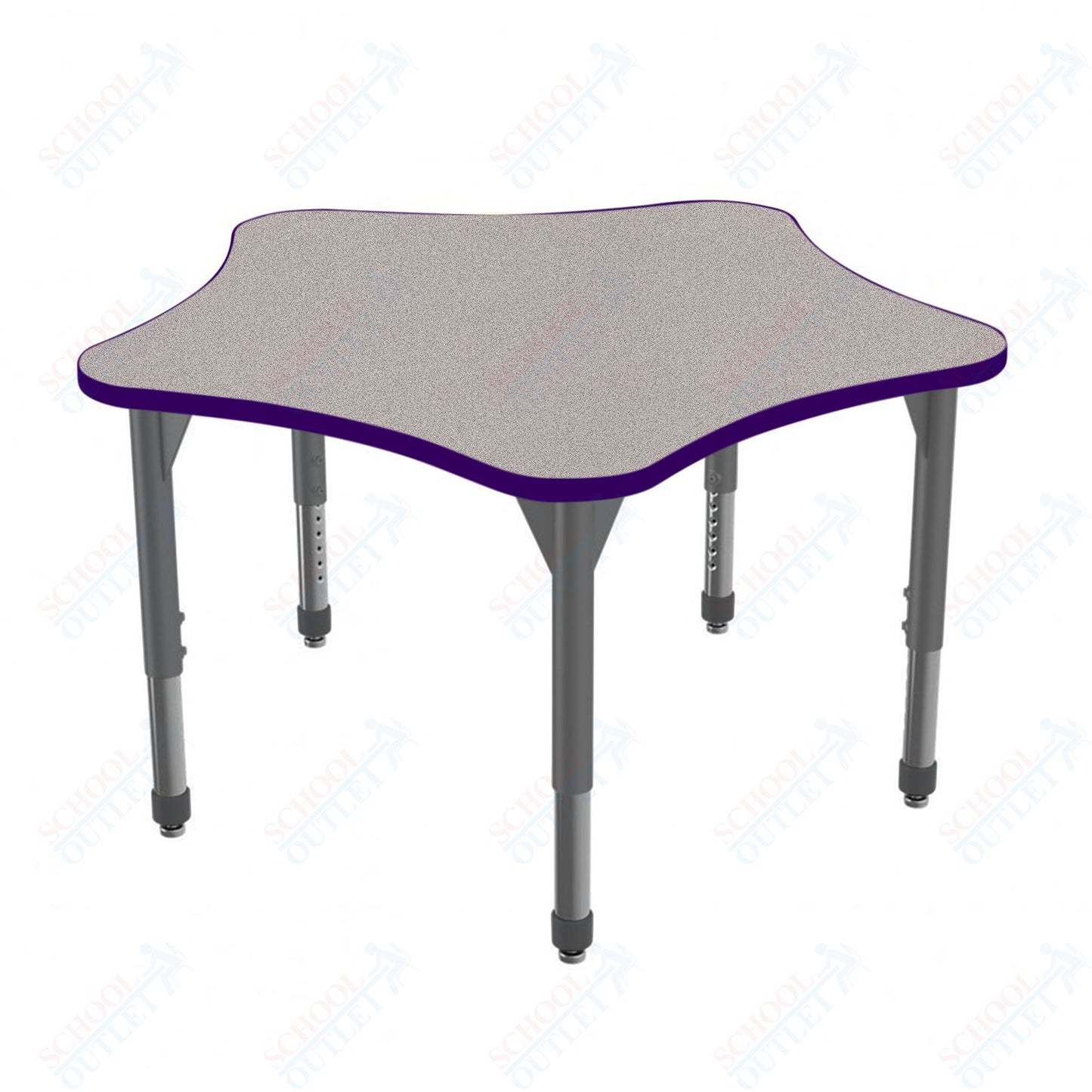 Marco Premier Series 48" 5-Star Stand-Up Table Adjustable Height 32"-42" (43-2280-MA)