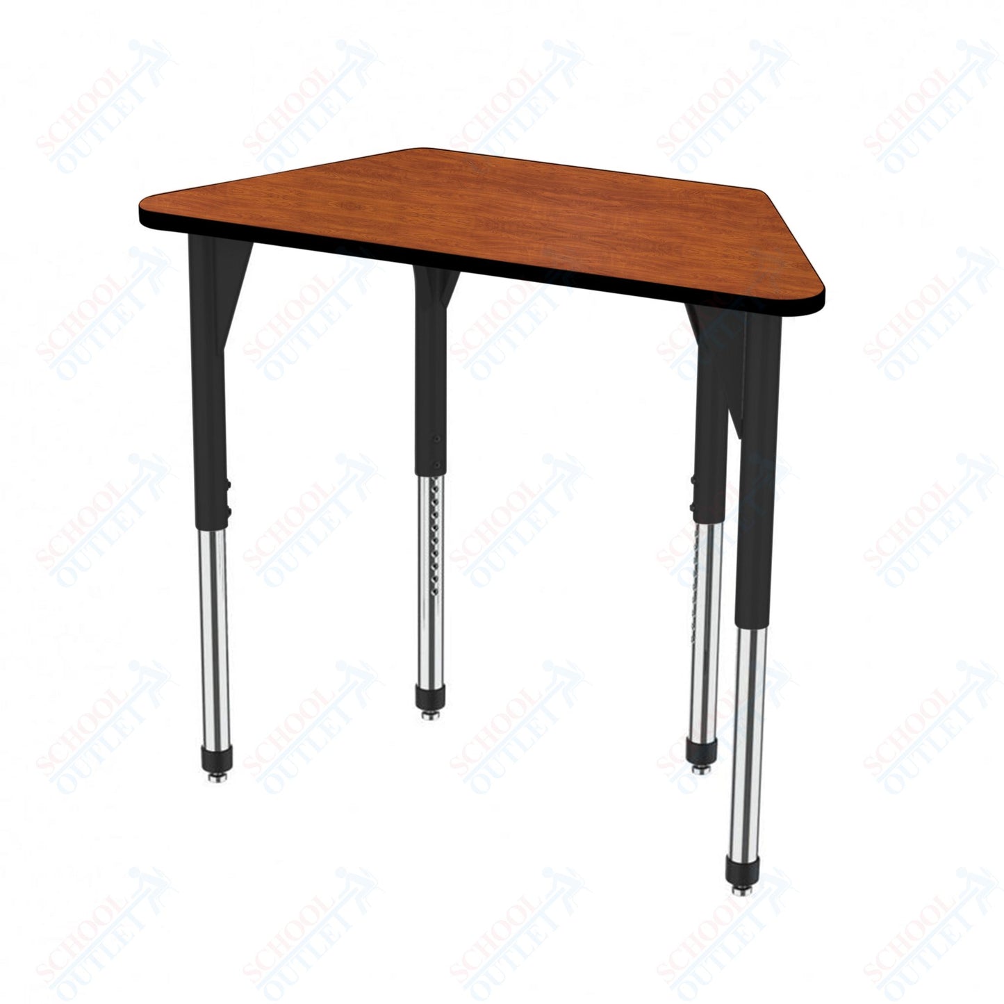 Marco Premier Series Trapezoid Stand-Up Table 30" x 60" Adjustable Height 32"-42" (43-2287-MA)