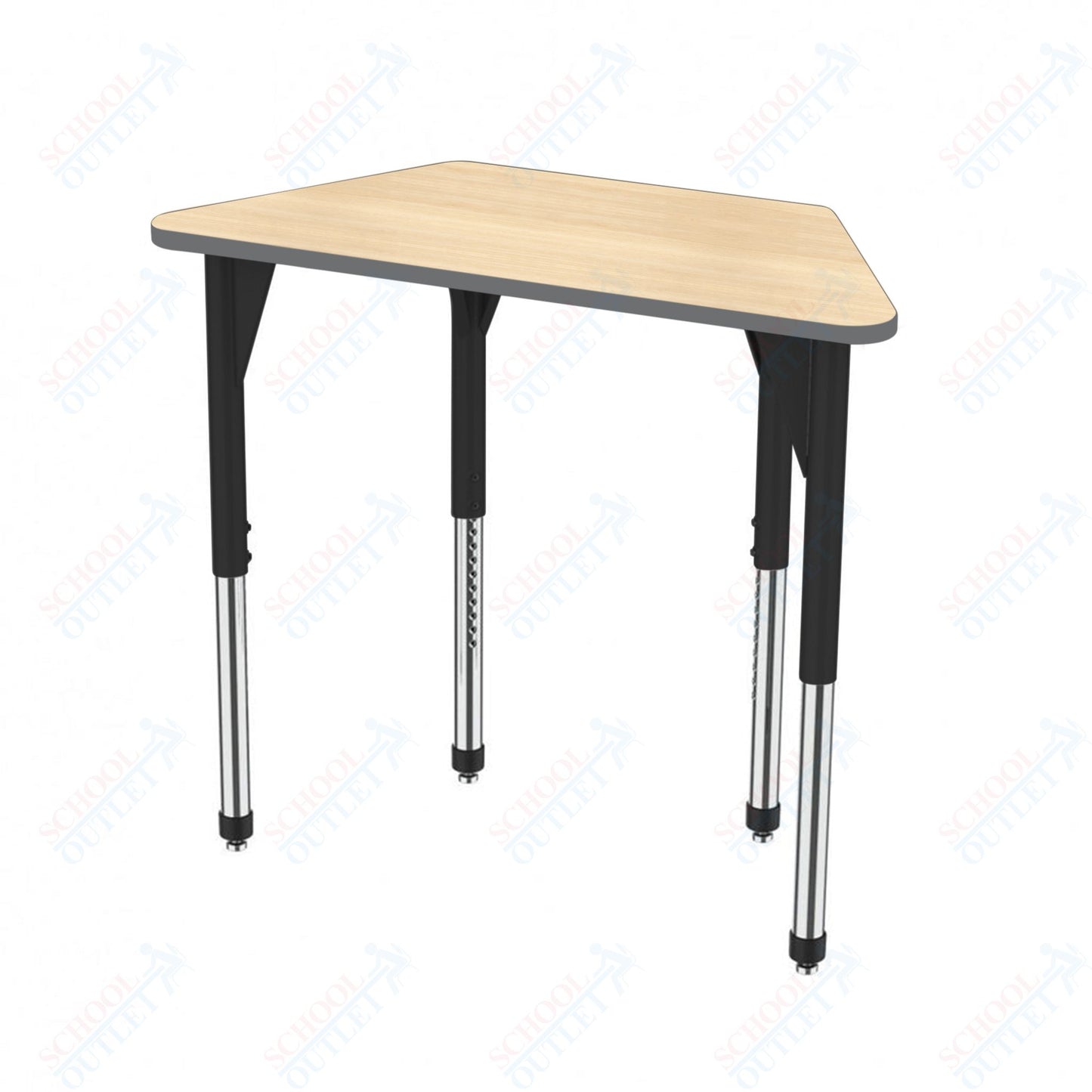 Marco Premier Series Trapezoid Stand-Up Table 30" x 60" Adjustable Height 32"-42" (43-2287-MA)