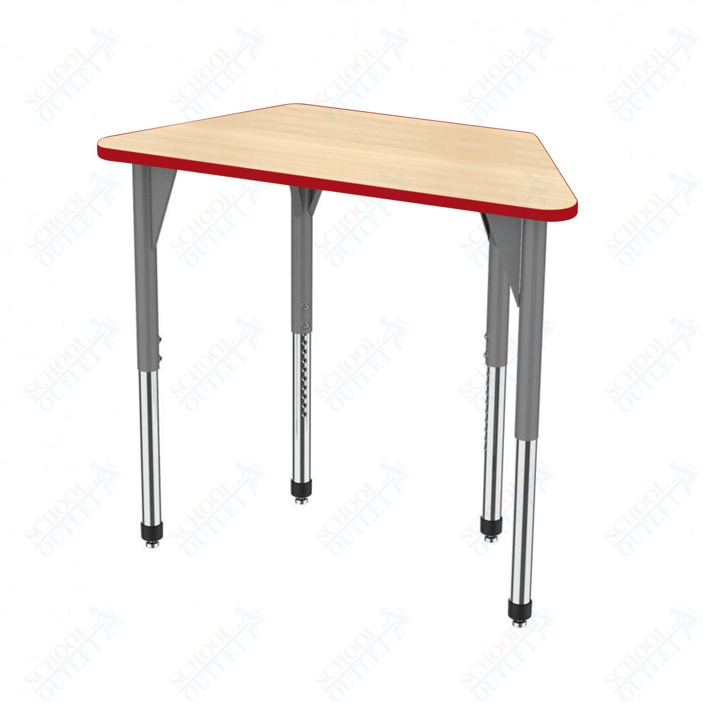 Marco Premier Series Trapezoid Stand-Up Table 30" x 60" Adjustable Height 32"-42" (43-2287-MA)