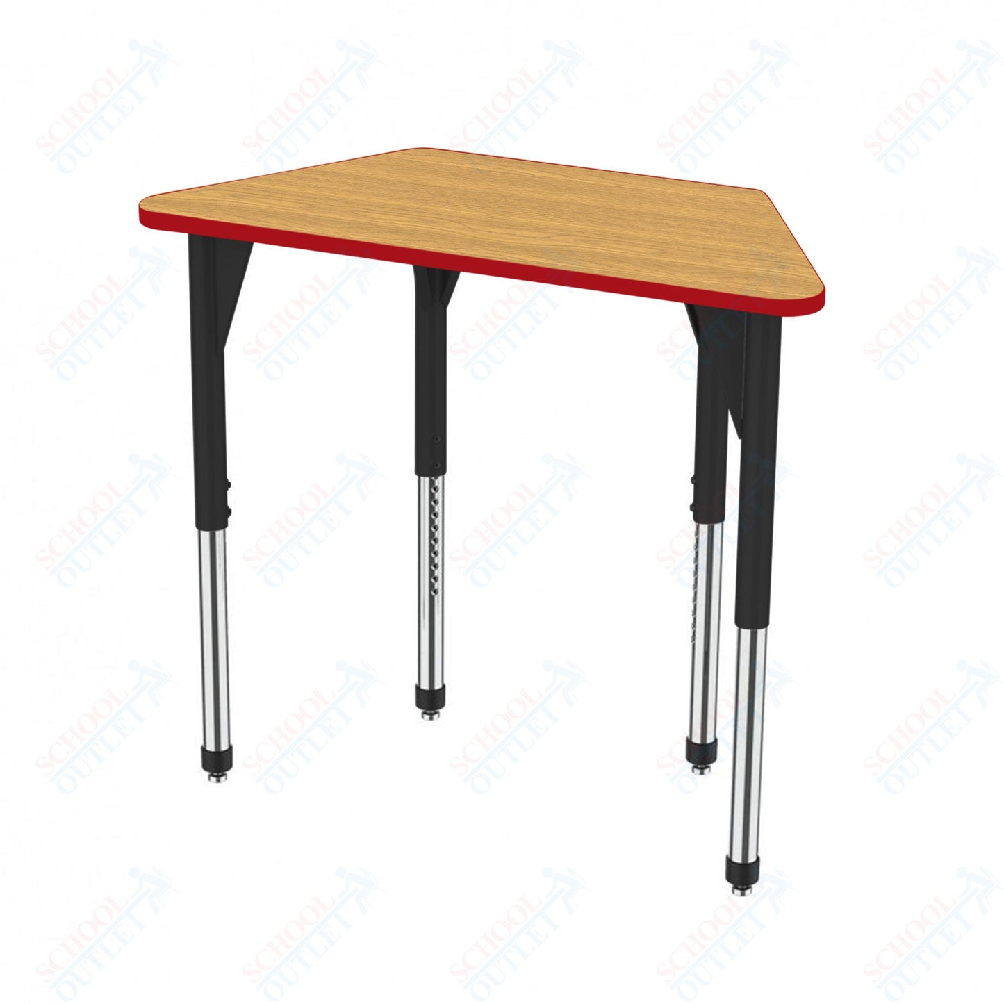Marco Premier Series Trapezoid Stand-Up Table 30" x 60" Adjustable Height 32"-42" (43-2287-MA)