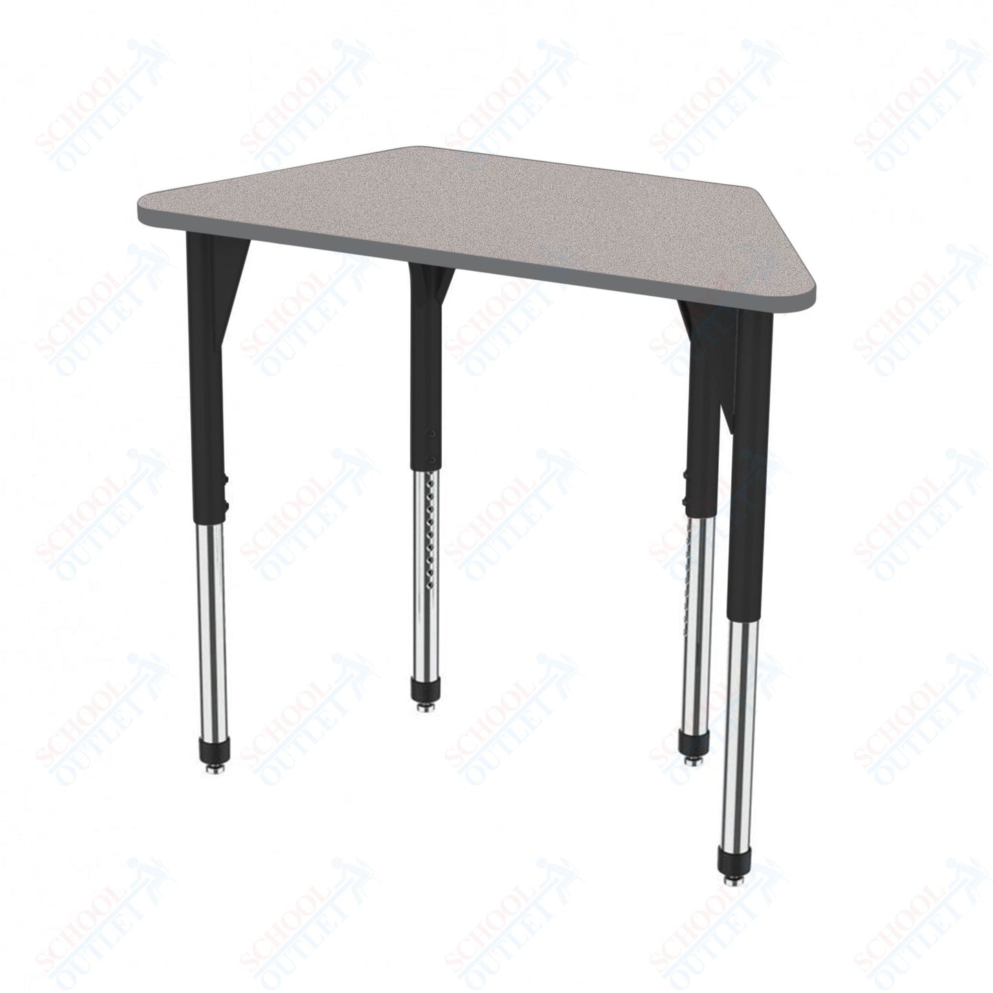 Marco Premier Series Trapezoid Stand-Up Table 30" x 60" Adjustable Height 32"-42" (43-2287-MA)