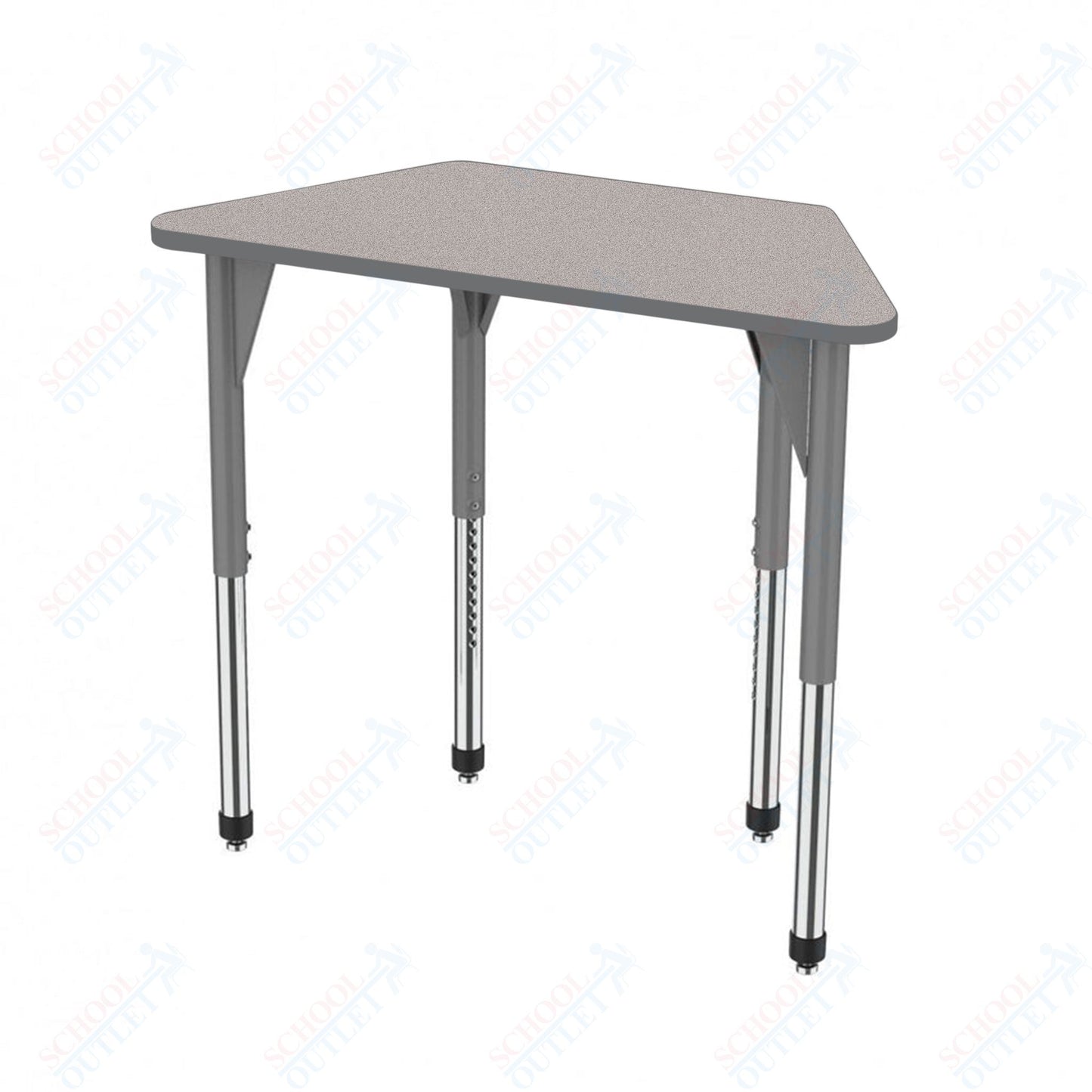 Marco Premier Series Trapezoid Stand-Up Table 30" x 60" Adjustable Height 32"-42" (43-2287-MA)