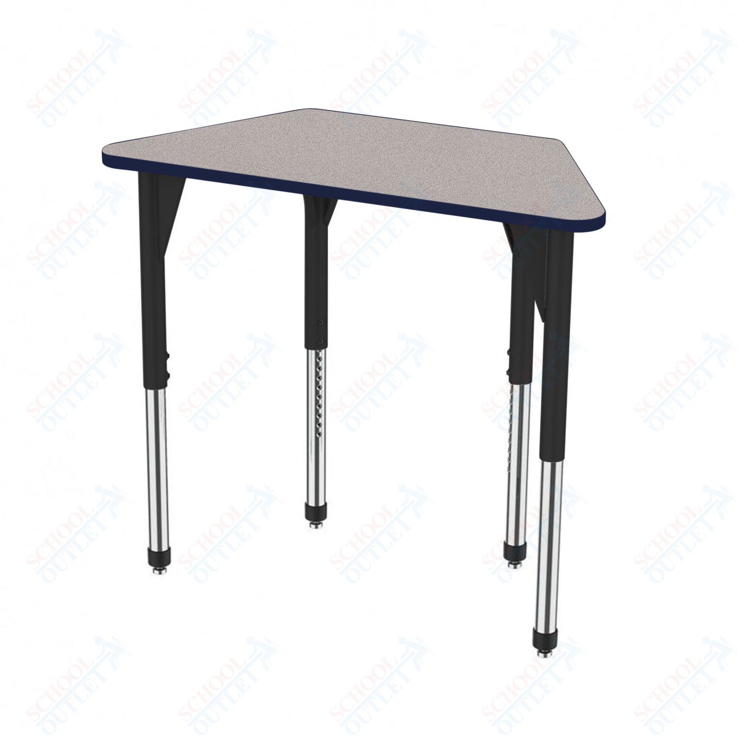 Marco Premier Series Trapezoid Stand-Up Table 30" x 60" Adjustable Height 32"-42" (43-2287-MA)