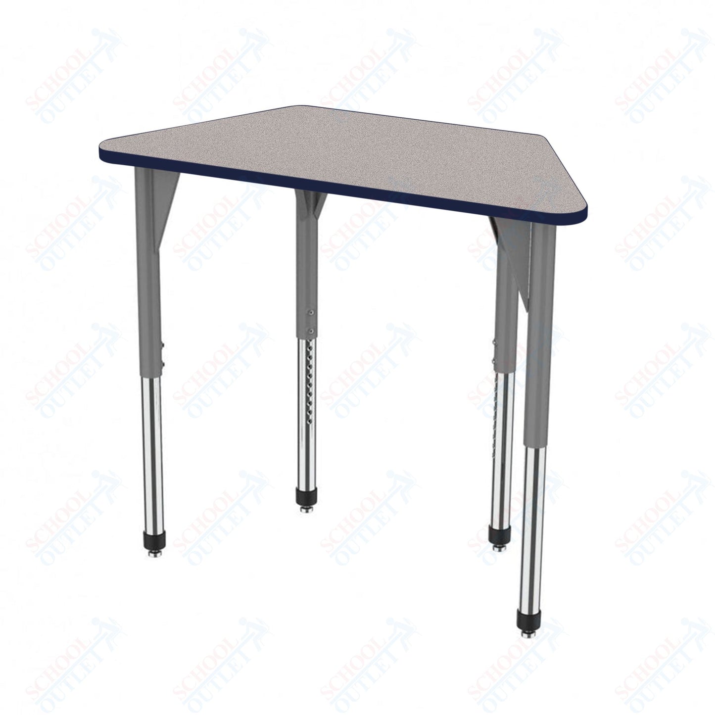 Marco Premier Series Trapezoid Stand-Up Table 30" x 60" Adjustable Height 32"-42" (43-2287-MA)