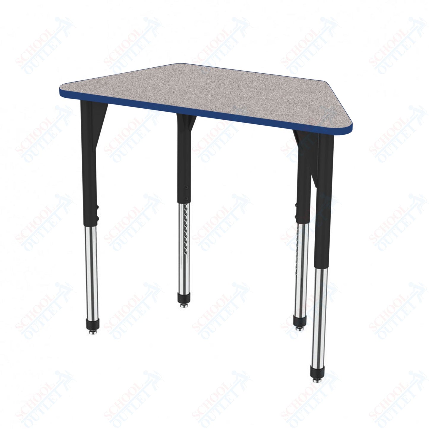 Marco Premier Series Trapezoid Stand-Up Table 30" x 60" Adjustable Height 32"-42" (43-2287-MA)
