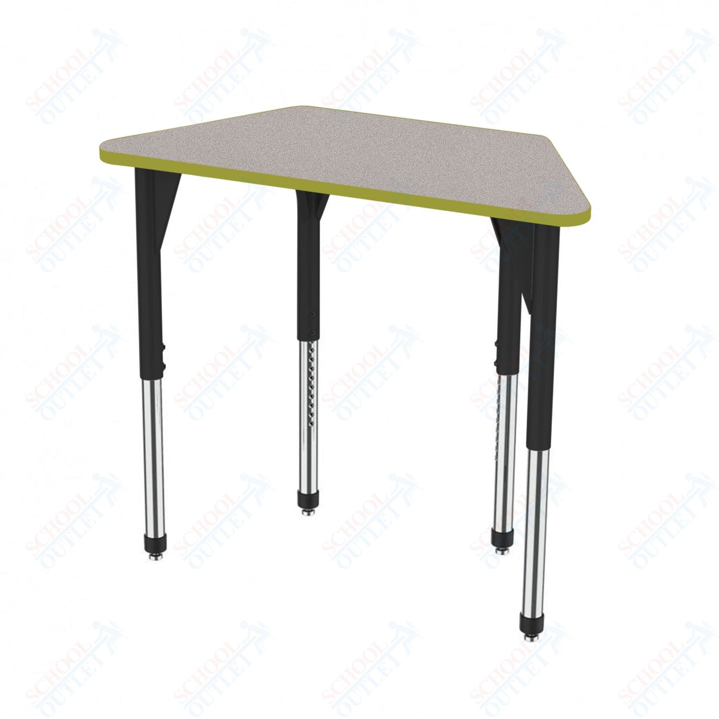 Marco Premier Series Trapezoid Stand-Up Table 30" x 60" Adjustable Height 32"-42" (43-2287-MA)