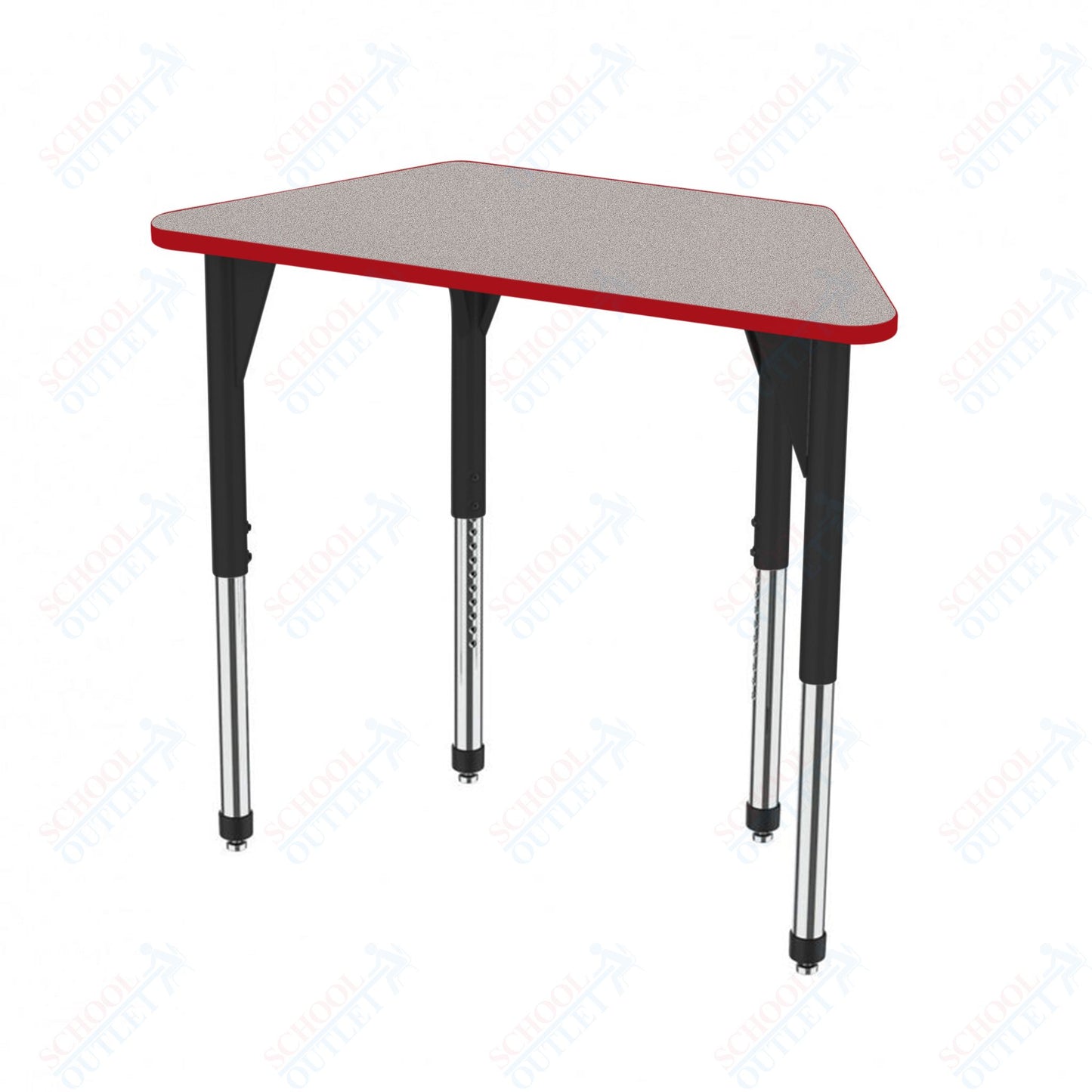 Marco Premier Series Trapezoid Stand-Up Table 30" x 60" Adjustable Height 32"-42" (43-2287-MA)