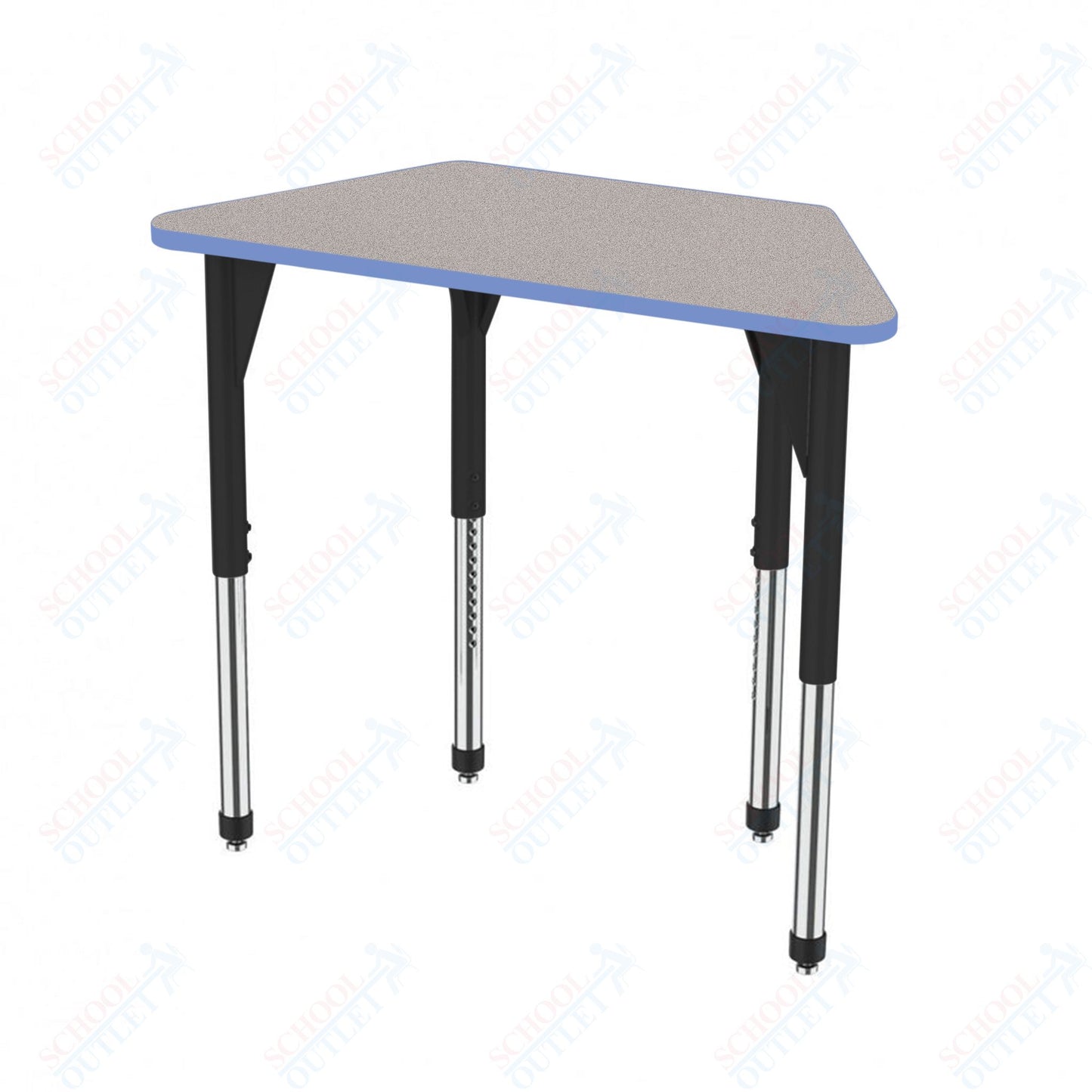 Marco Premier Series Trapezoid Stand-Up Table 30" x 60" Adjustable Height 32"-42" (43-2287-MA)