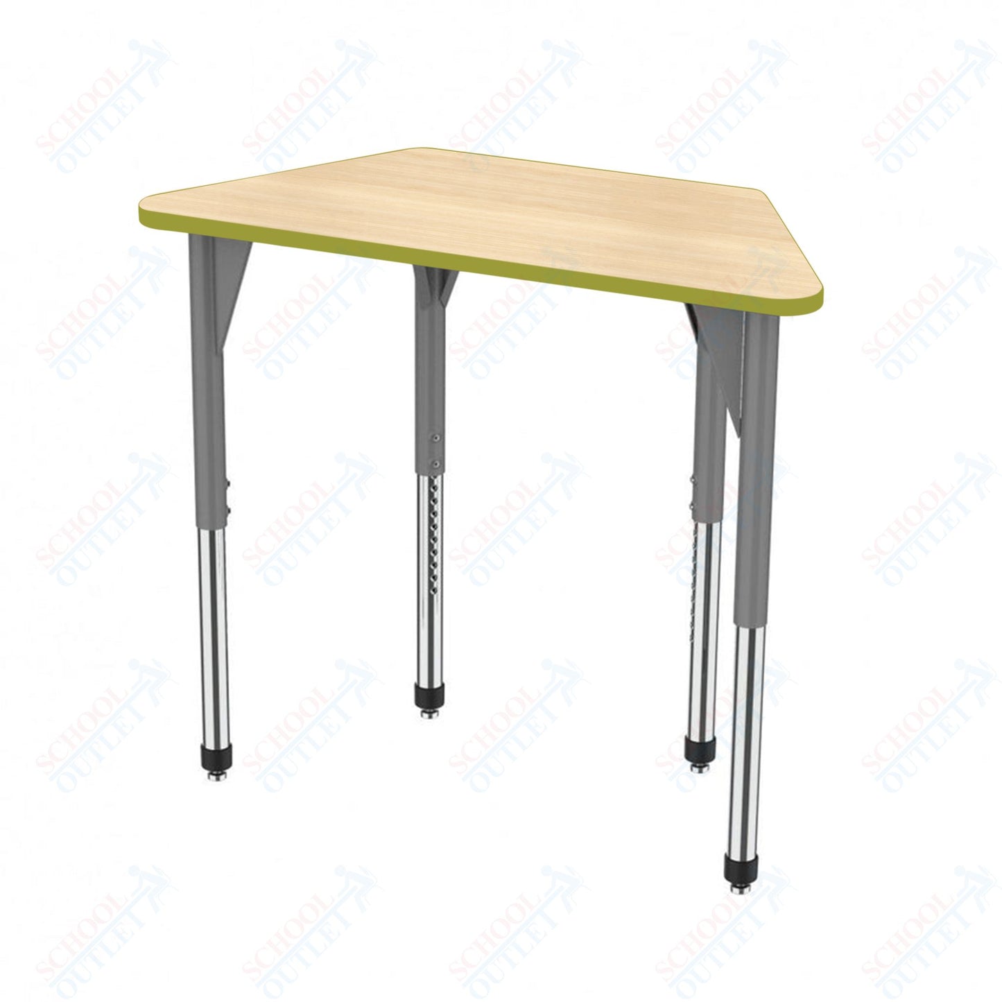 Marco Premier Series Trapezoid Stand-Up Table 30" x 60" Adjustable Height 32"-42" (43-2287-MA)
