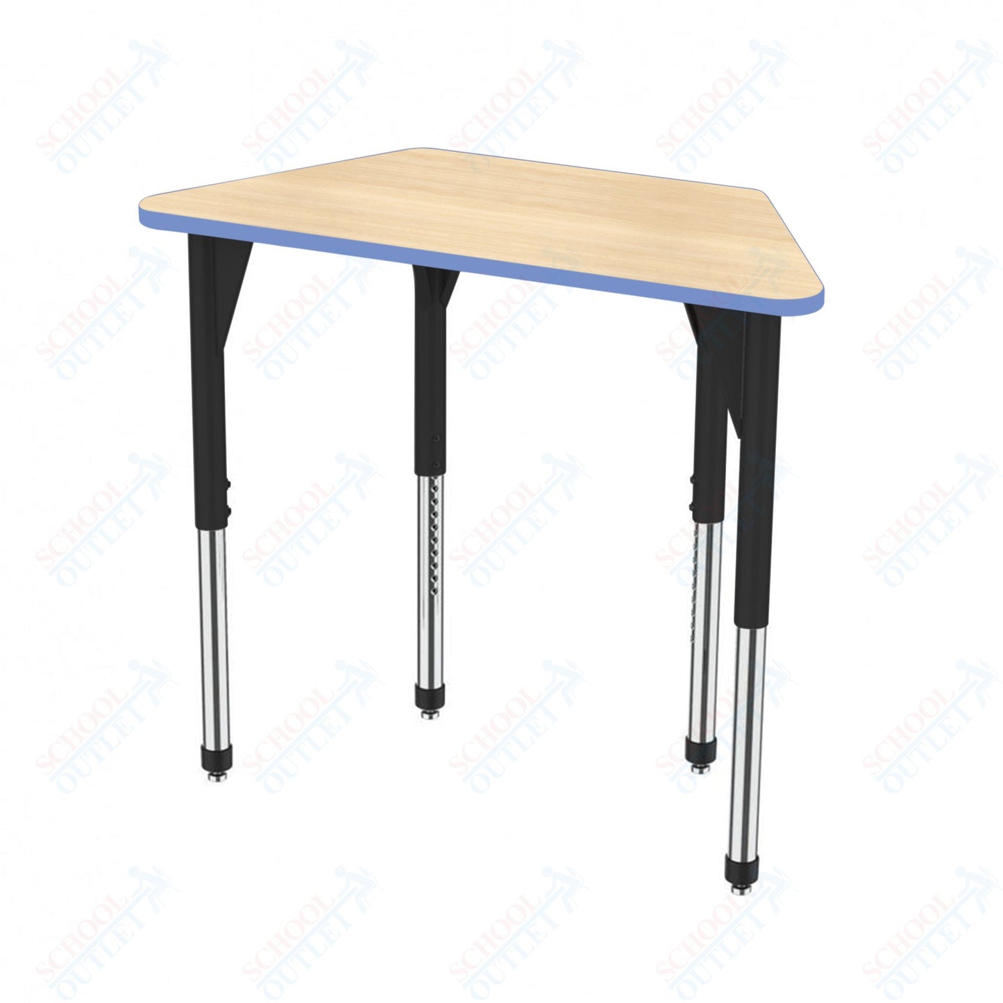 Marco Premier Series Trapezoid Stand-Up Table 30" x 60" Adjustable Height 32"-42" (43-2287-MA)