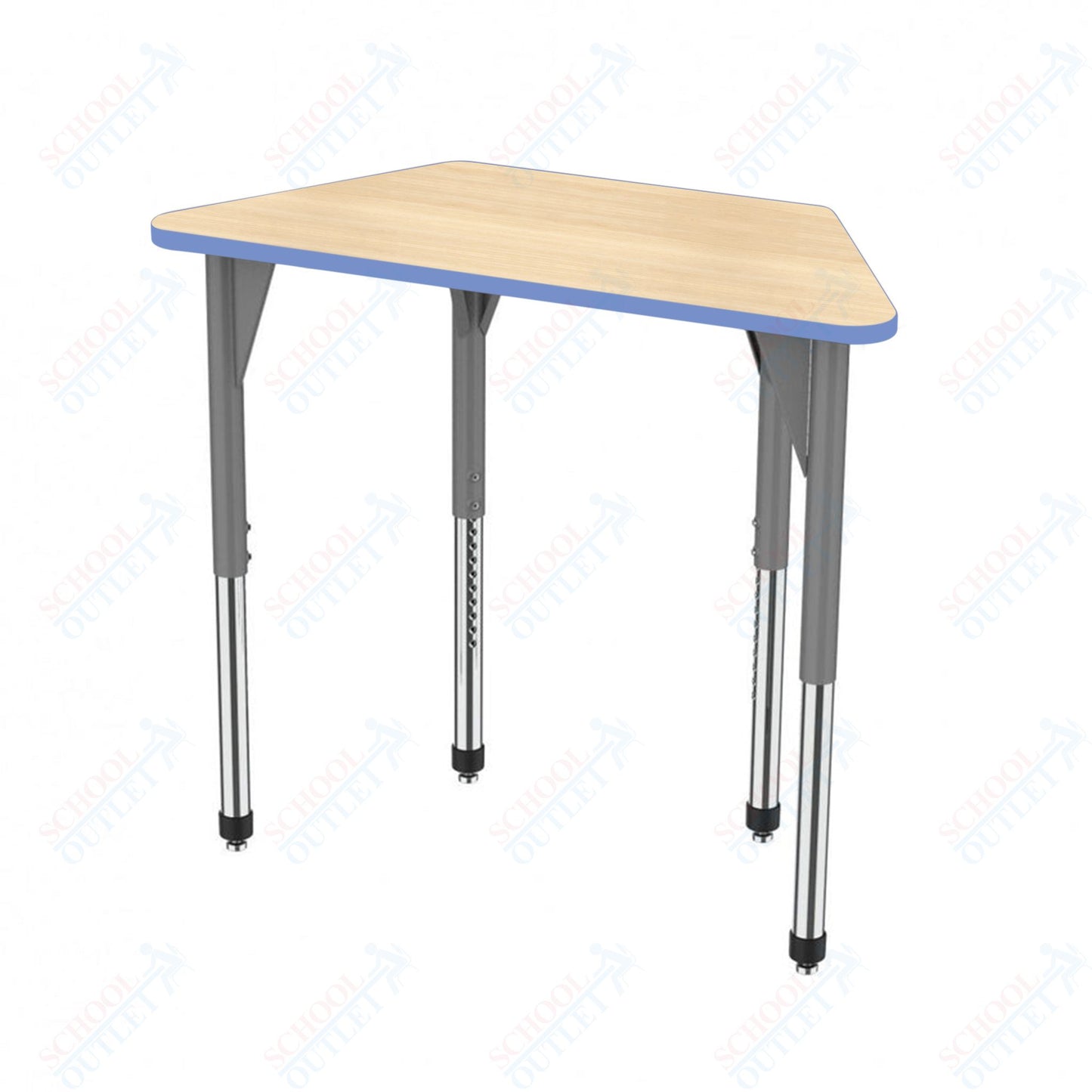 Marco Premier Series Trapezoid Stand-Up Table 30" x 60" Adjustable Height 32"-42" (43-2287-MA)