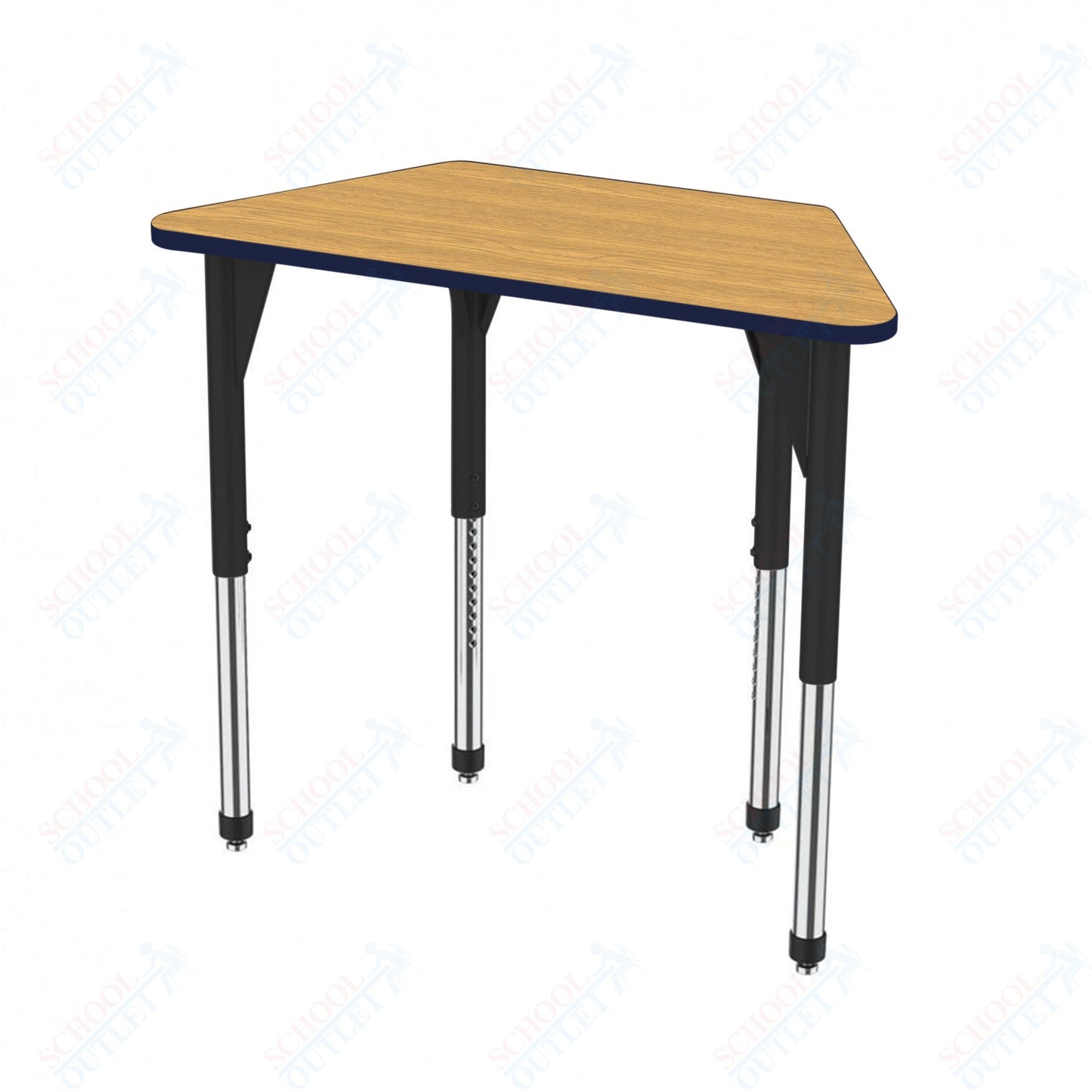 Marco Premier Series Trapezoid Stand-Up Table 30" x 60" Adjustable Height 32"-42" (43-2287-MA)