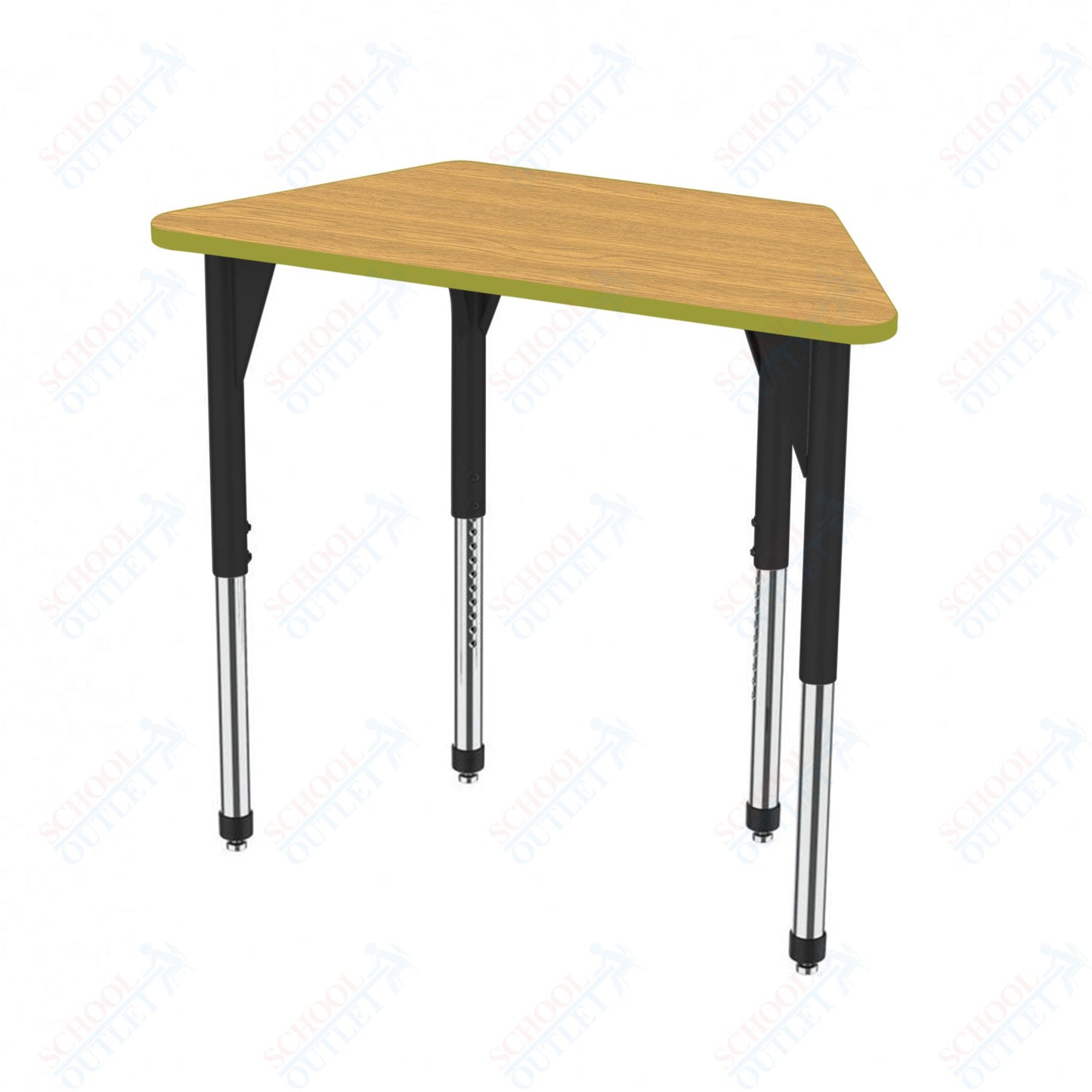 Marco Premier Series Trapezoid Stand-Up Table 30" x 60" Adjustable Height 32"-42" (43-2287-MA)