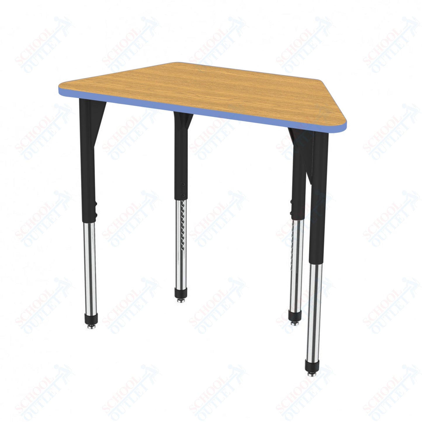 Marco Premier Series Trapezoid Stand-Up Table 30" x 60" Adjustable Height 32"-42" (43-2287-MA)